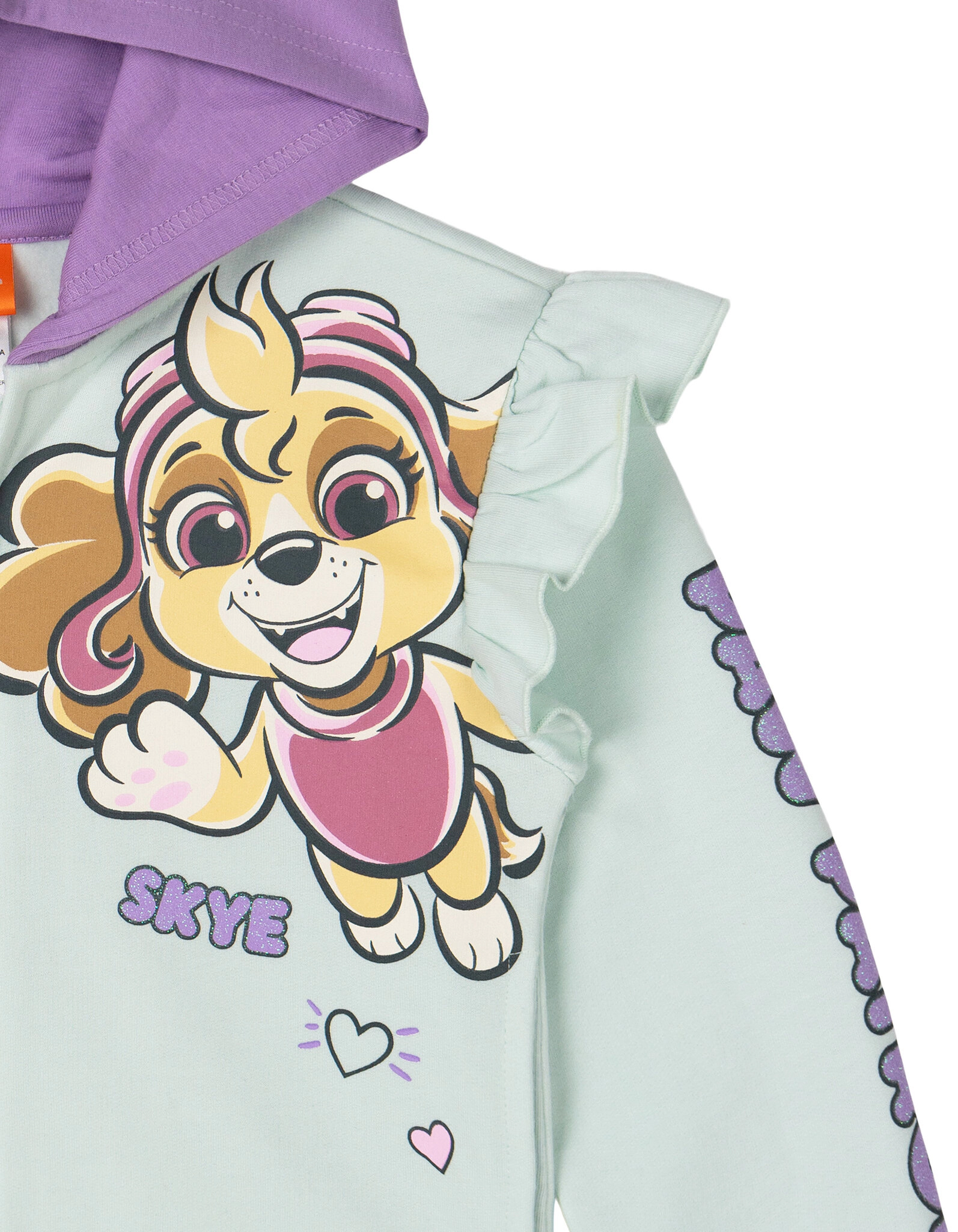 Paw Patrol Girls' Fleece Zip-Up Hoodie