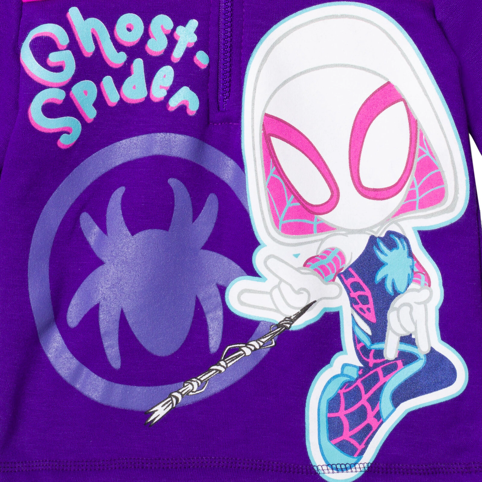 Marvel Spidey and His Amazing Friends Fleece Quarter-Zip Hooded Sweatshirt