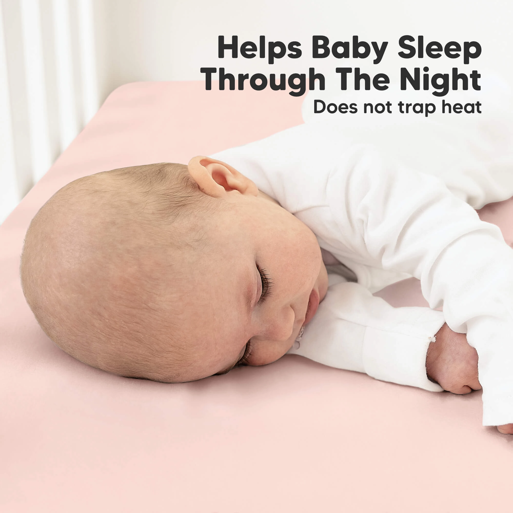 KeaBabies Soothe Fitted Crib Sheet
