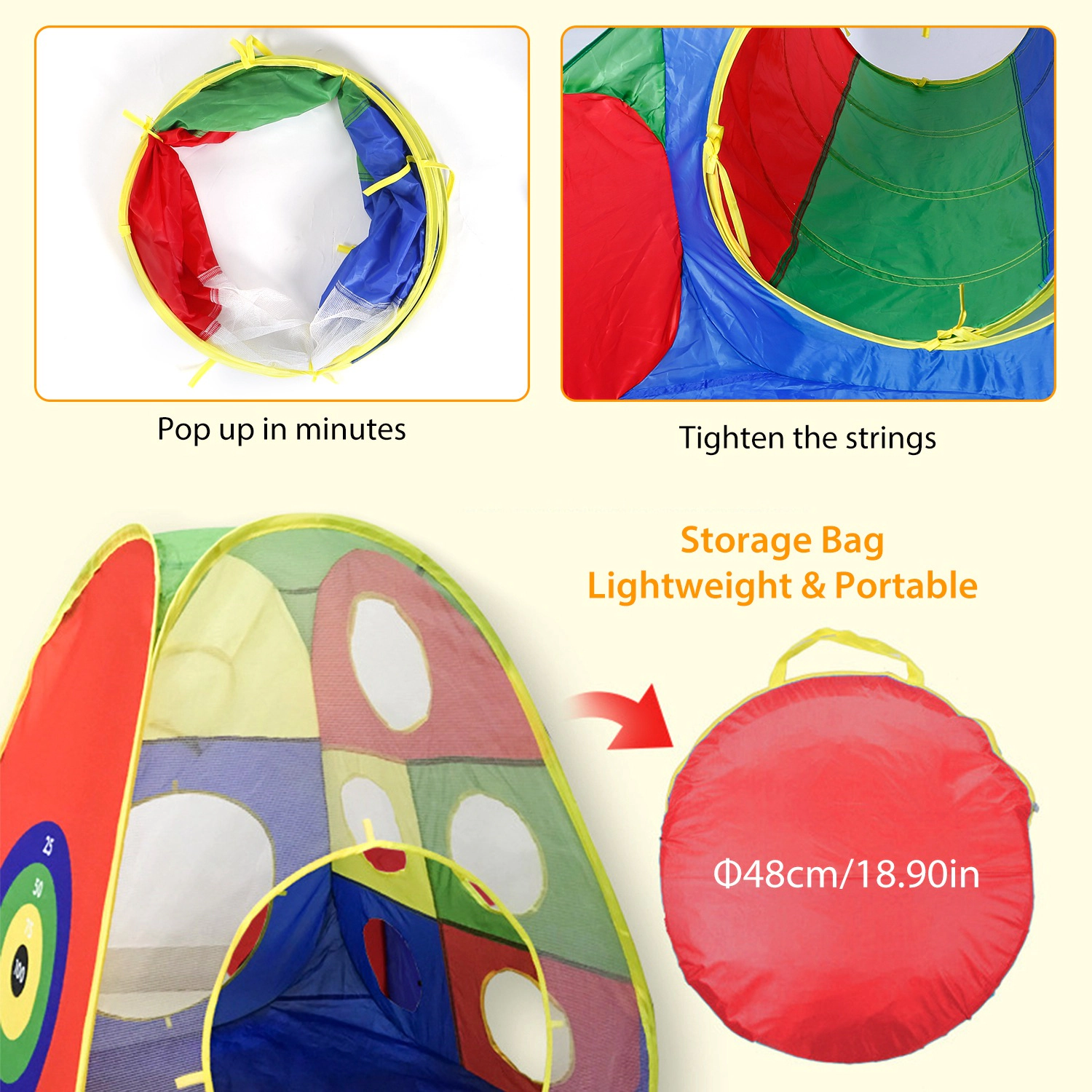 GBruno Pop-Up Playhouse Tent Set