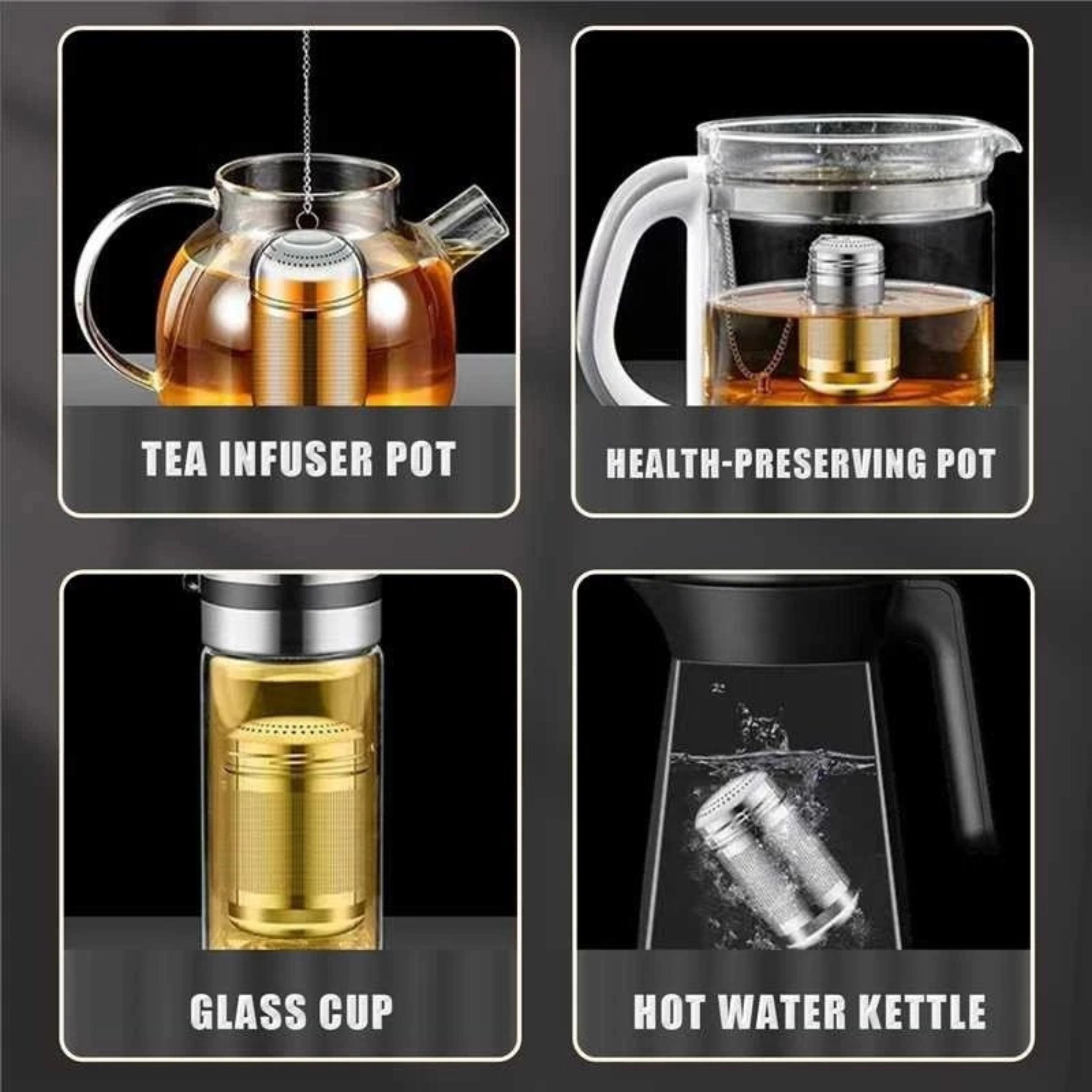 Home Collection Stainless Steel Loose Leaf Tea Infuser and Spice Strainer Ball