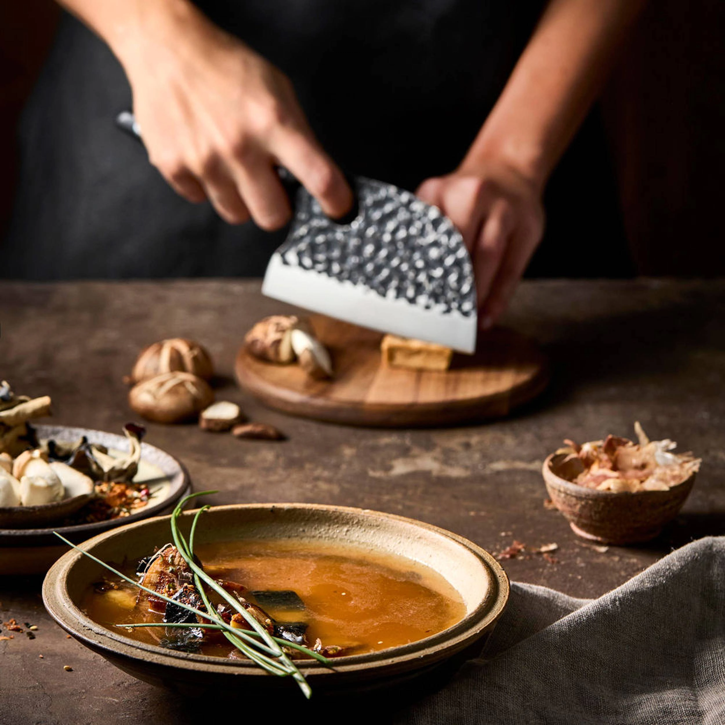 Cuisine::pro® KUROI KIBA 5" Try Me Moon Knife
