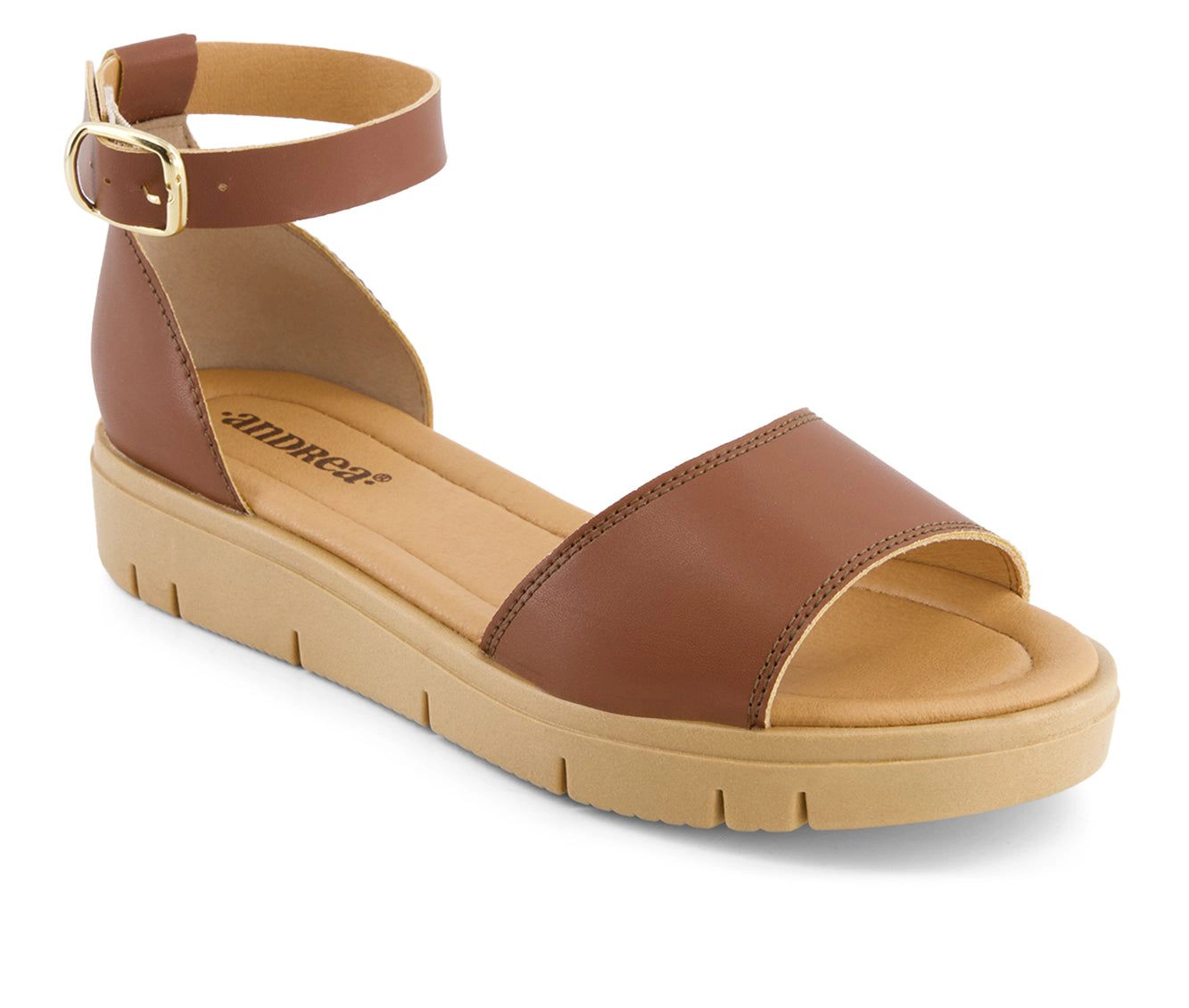 Andrea Womens Ankle Strap Sandals