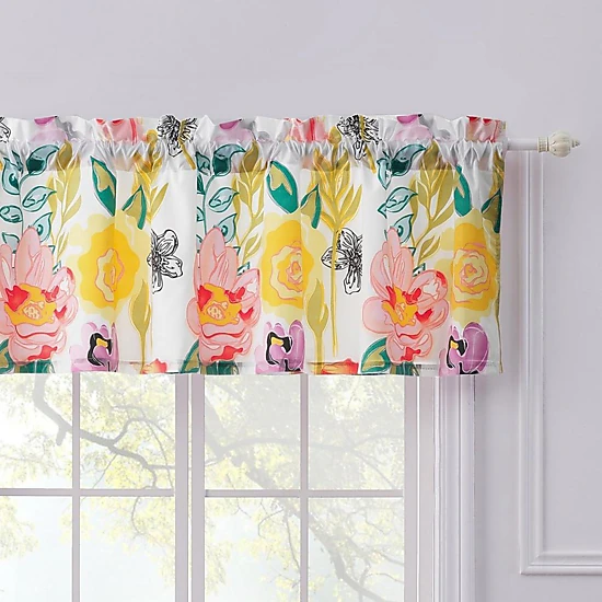 Greenland Home Fashion Watercolor Dream Window Valance - Multi 84x19"