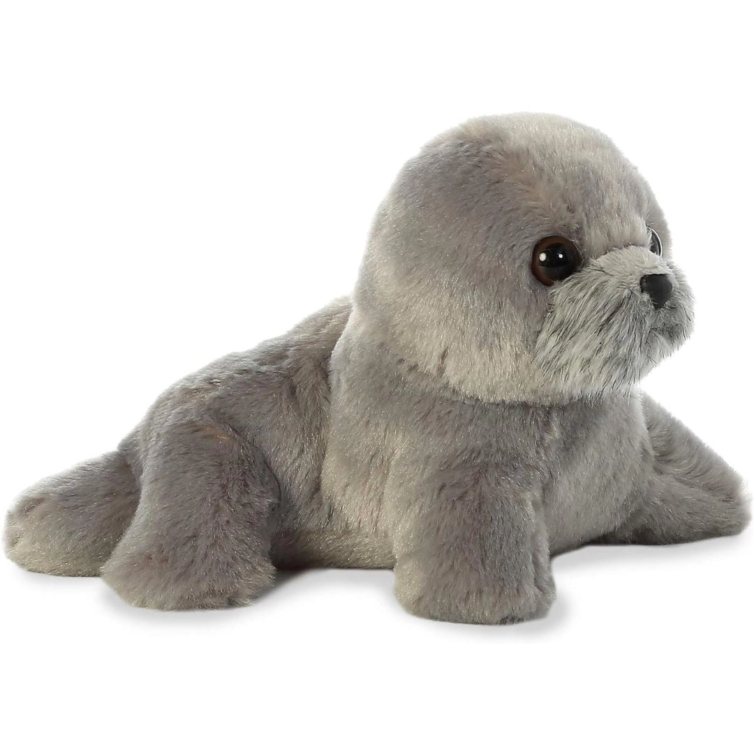Aurora Mini Flopsie Harpo Seal 8-Inch Stuffed Animal Plush