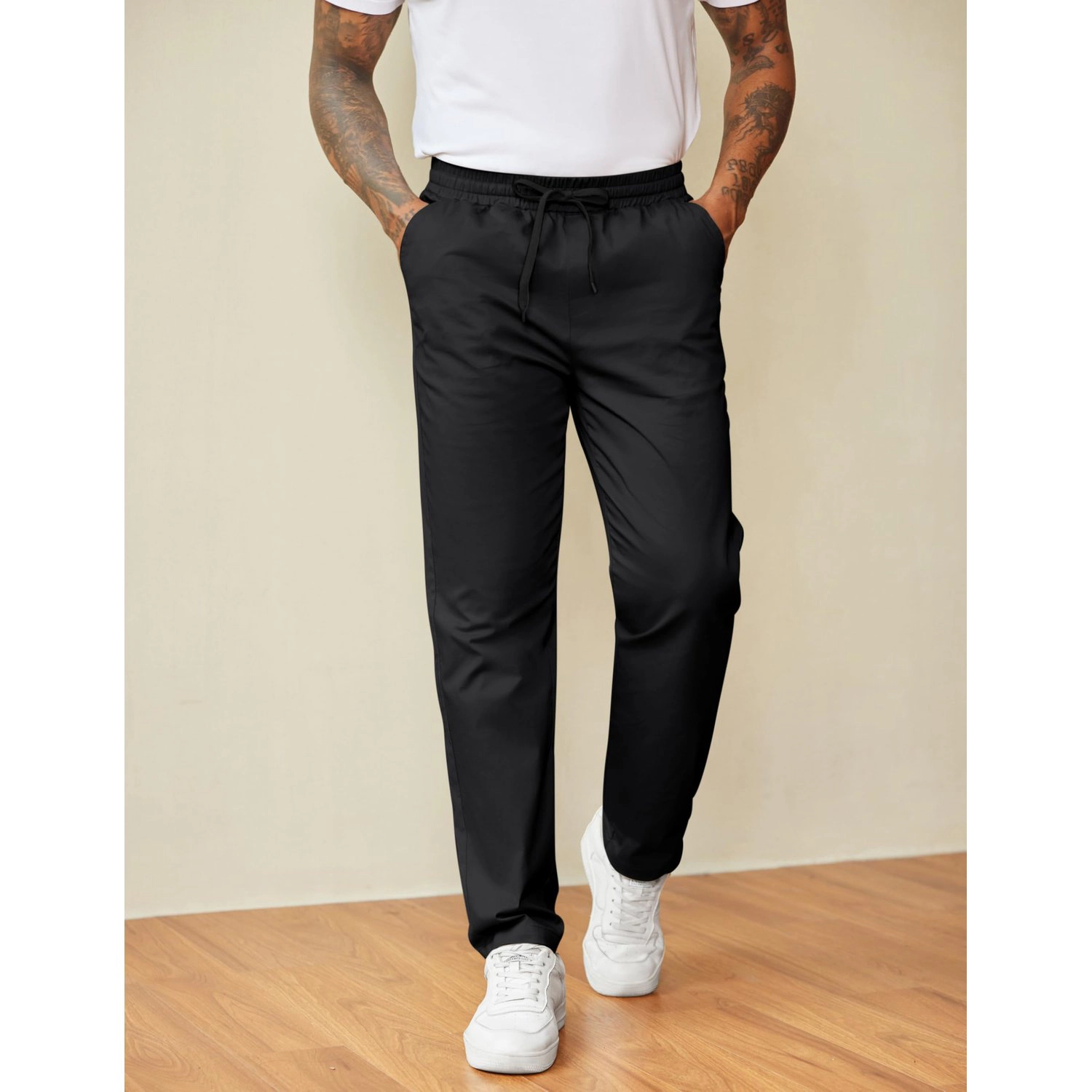 COOFANDY Mens  Short Sleeve Polo Shirts Solid Button Placket Casual Golf Tops