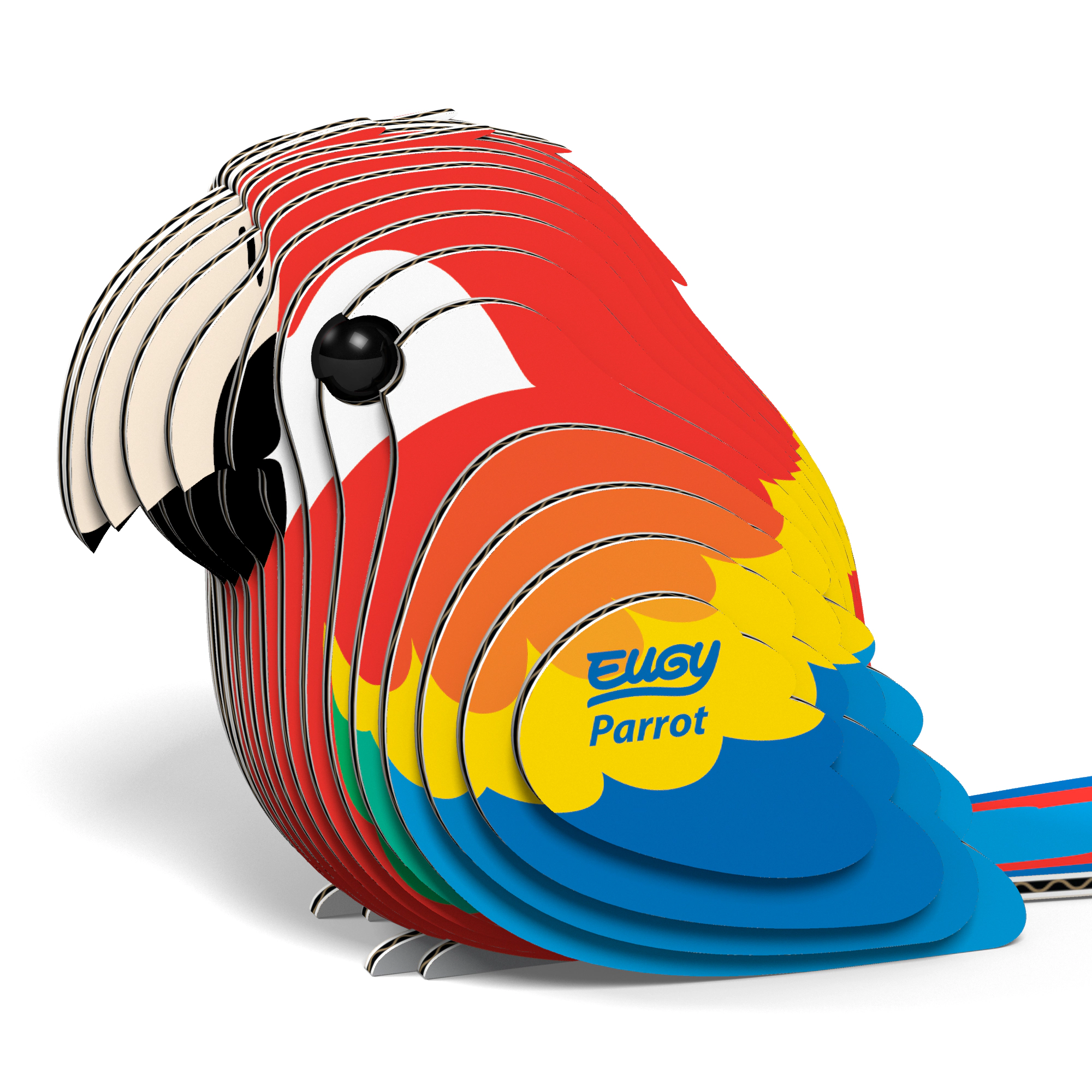 EUGY Parrot 3D Puzzle - contains 25 puzzle pieces