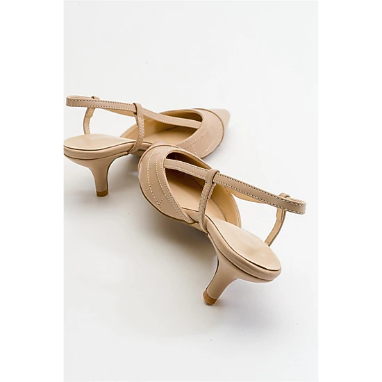 Prologue Shoes Womens Point Pointed Toe Slingback Pump