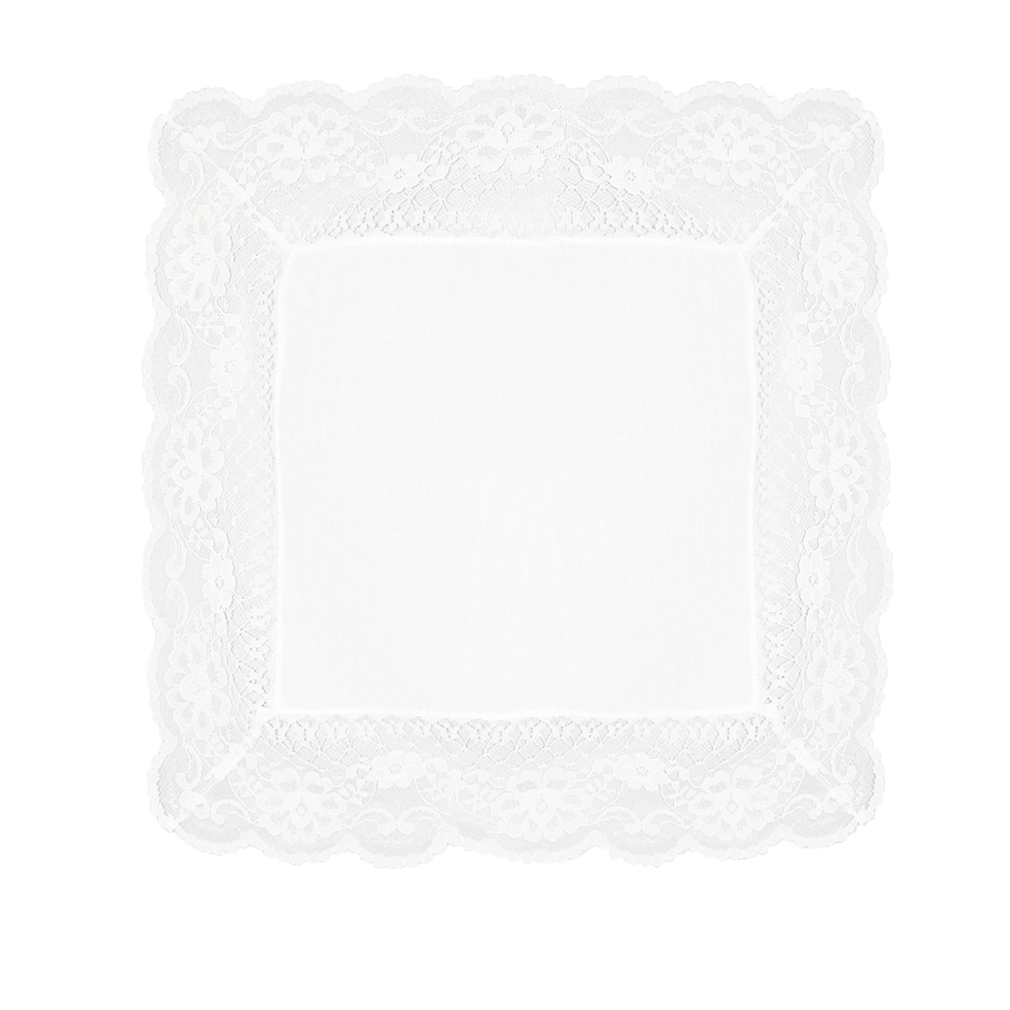 CTM Women's Wedding Dress Handkerchief