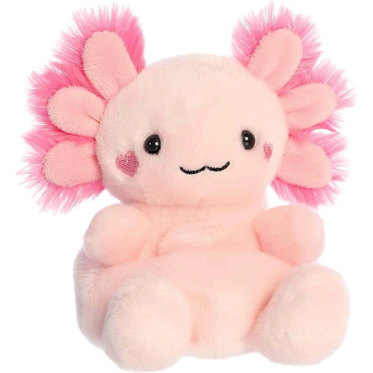 Aurora Palm Pals Xena Love Axolotl 5-Inch Stuffed Animal Plush
