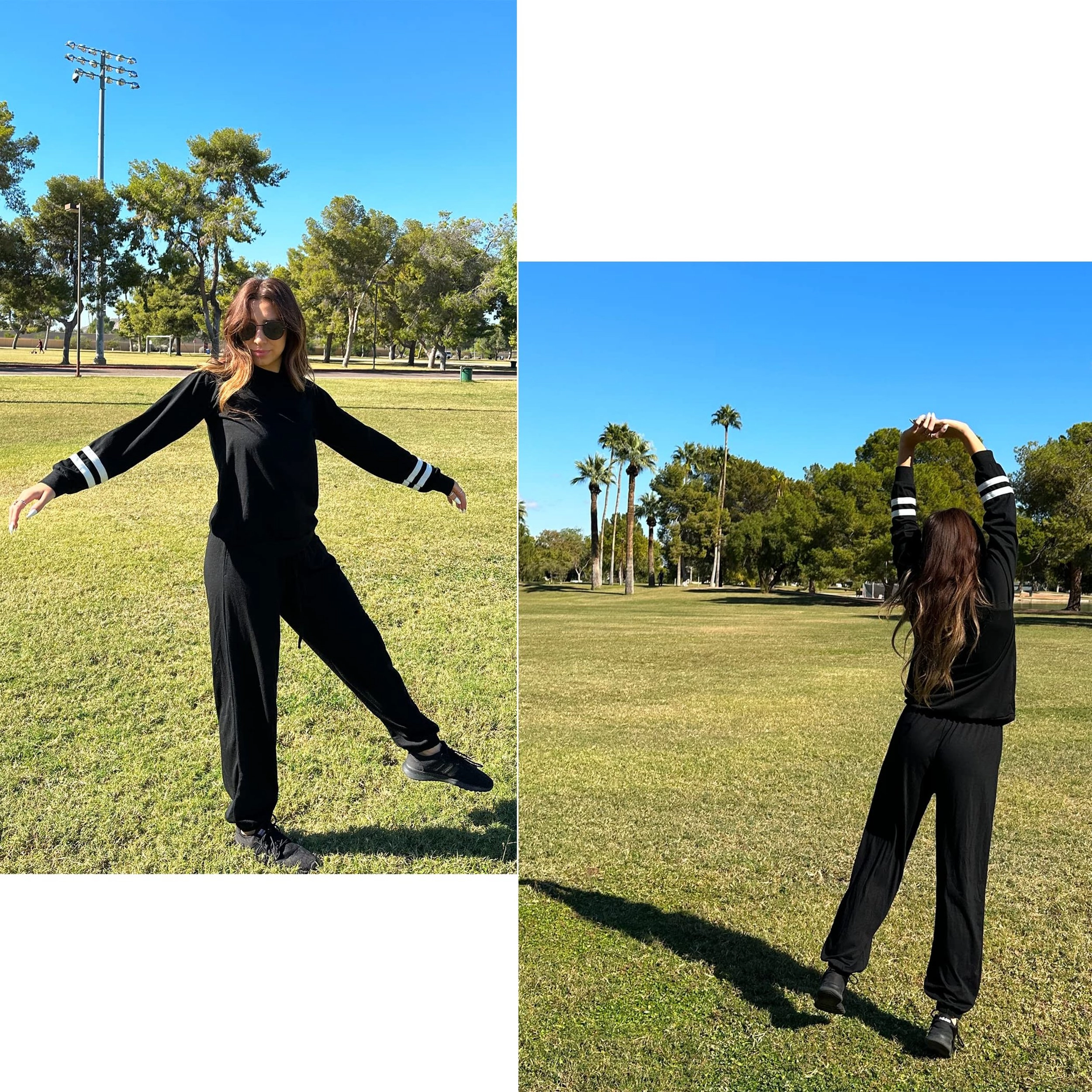 Ekouaer Sweatsuits Womens Loungewear Set Tracksuit Long Sleeve Pajamas Two Piece Outfits