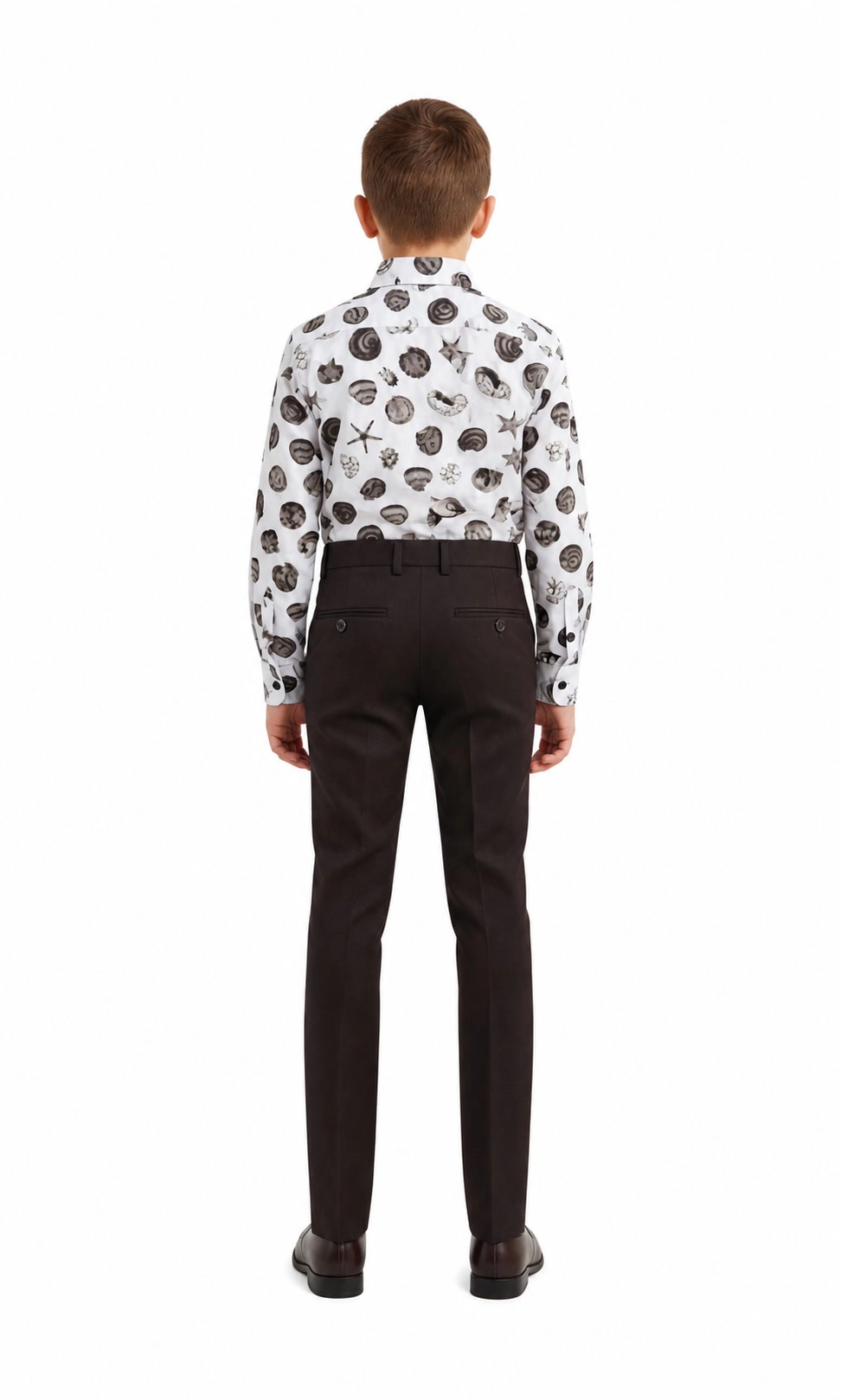 Elie Balleh Boys Slim Fit Dress Pants
