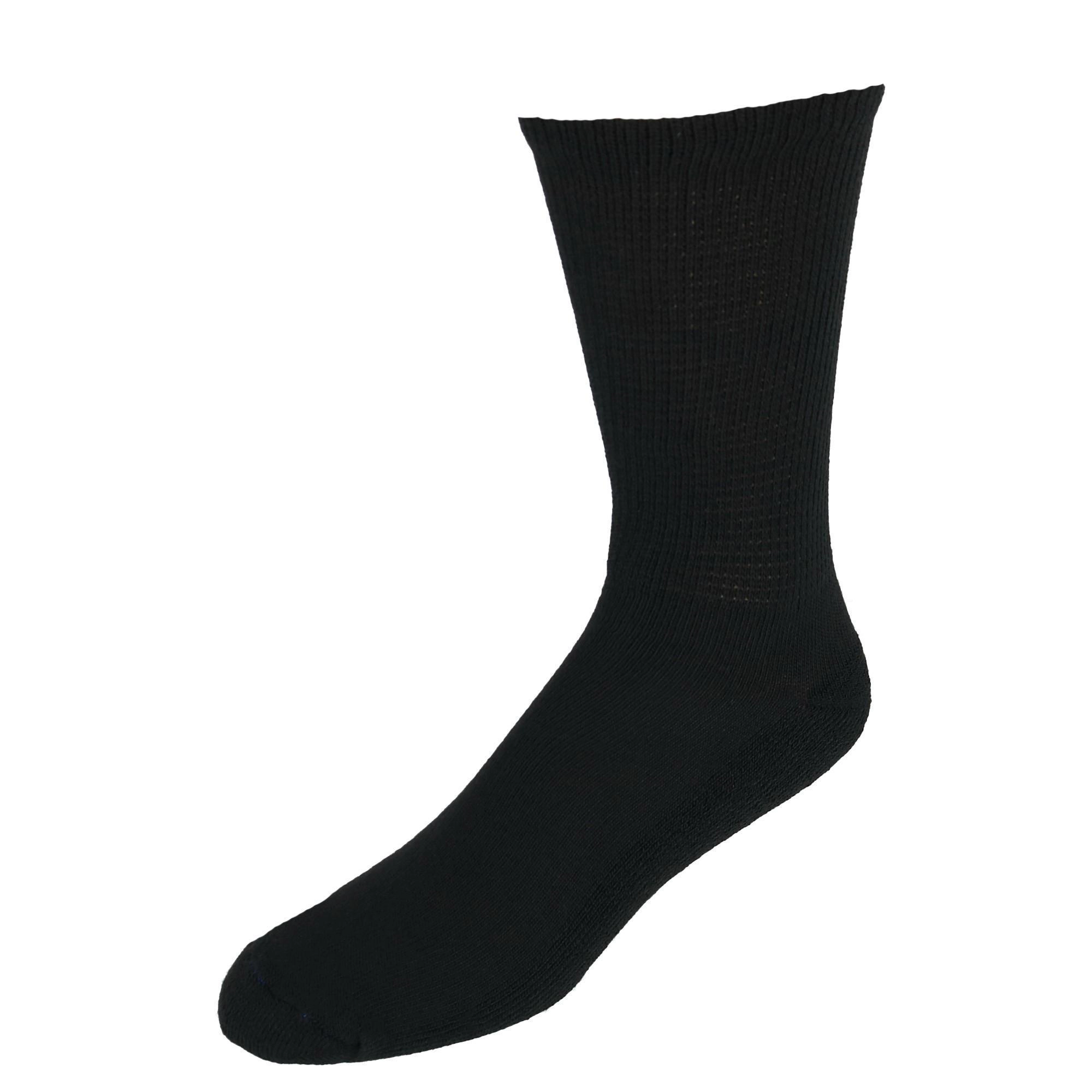 Dr. Scholl's Men's Big and Tall Diabetic Circulatory Crew Socks (4 Pair Pack)