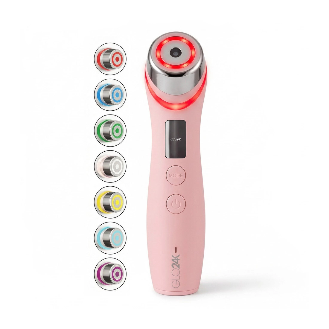 GLO24K NOVA-X 7 Color LED Skincare Device with Intelligent Voice Guidance