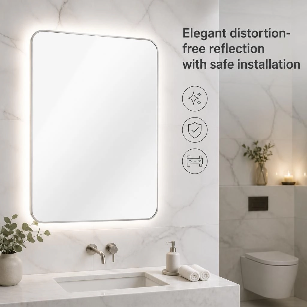 ELEMENT ACE Rectangular Wall Mounted Vanity Mirror
