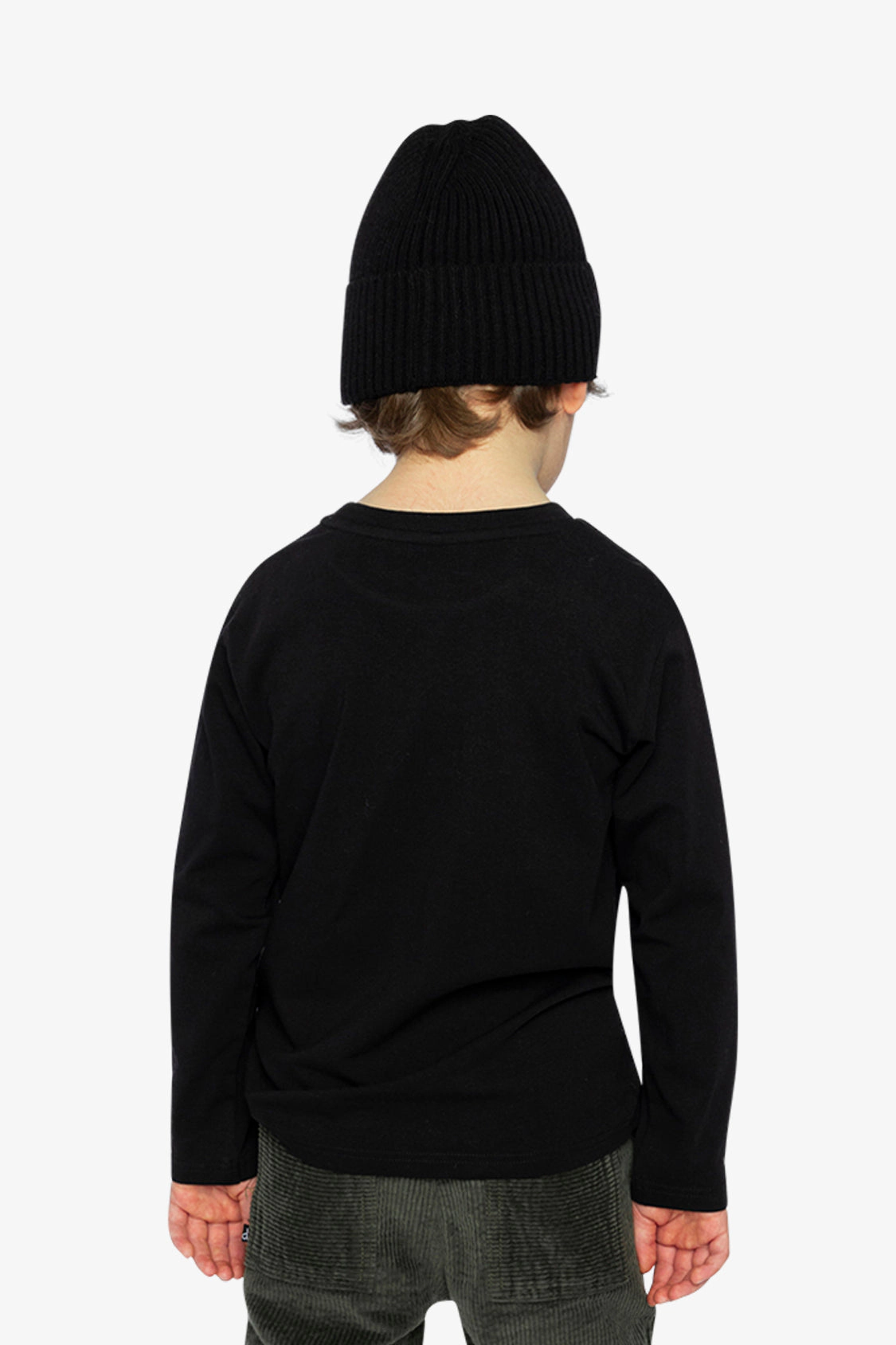 Deux par Boys Long Sleeve Organic Cotton T-Shirt with Street Graphic