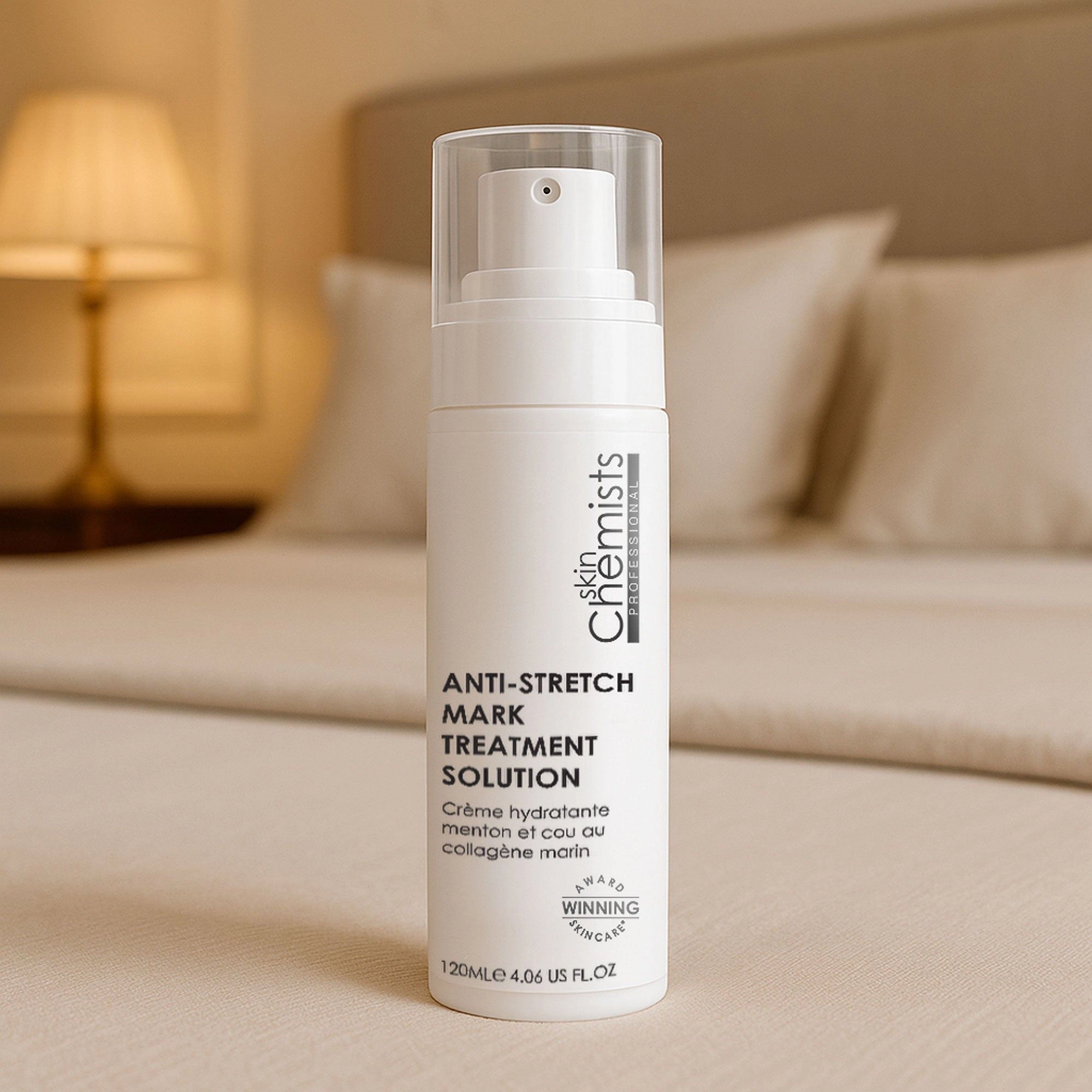 skinChemists Anti-Stretchmark Treatment Solution 120ml - Firming, Anti-Aging Cream