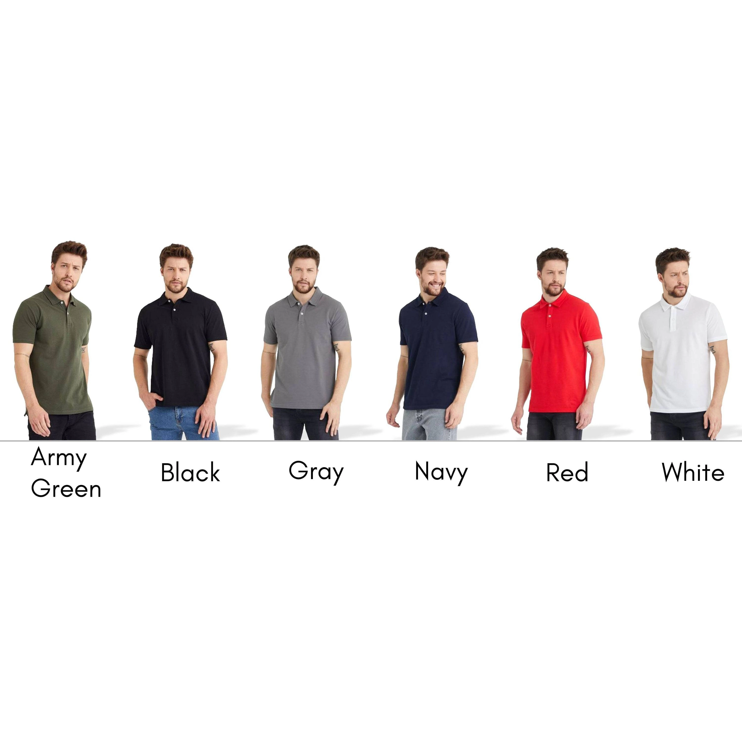 Wear Sierra Men's Classic Short Sleeve Polo Shirt