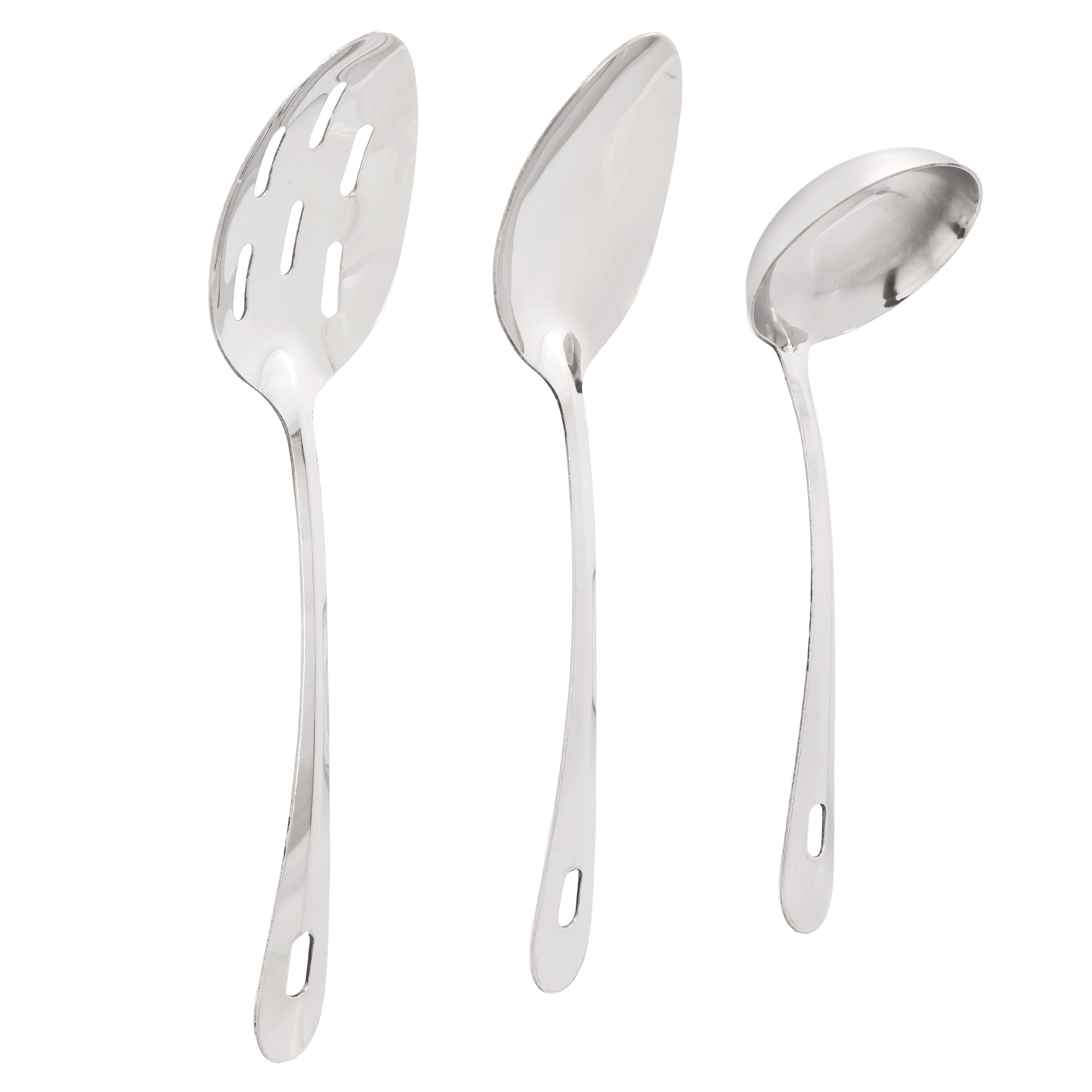 Gibson Home Landsworth 5 Piece Stainless Steel Hostess Set
