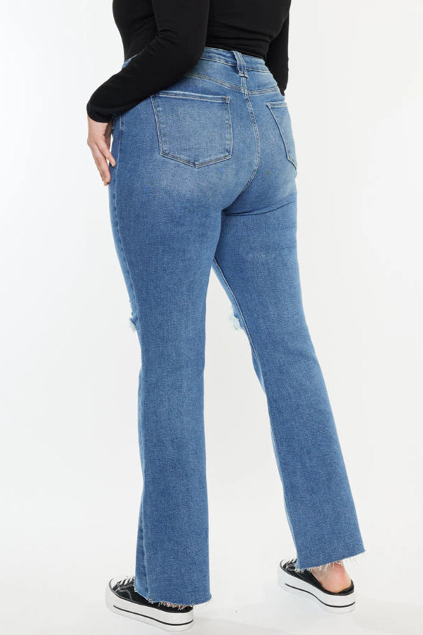 KanCan Women's Plus Essentials High Rise Bootcut Jeans Sunflower