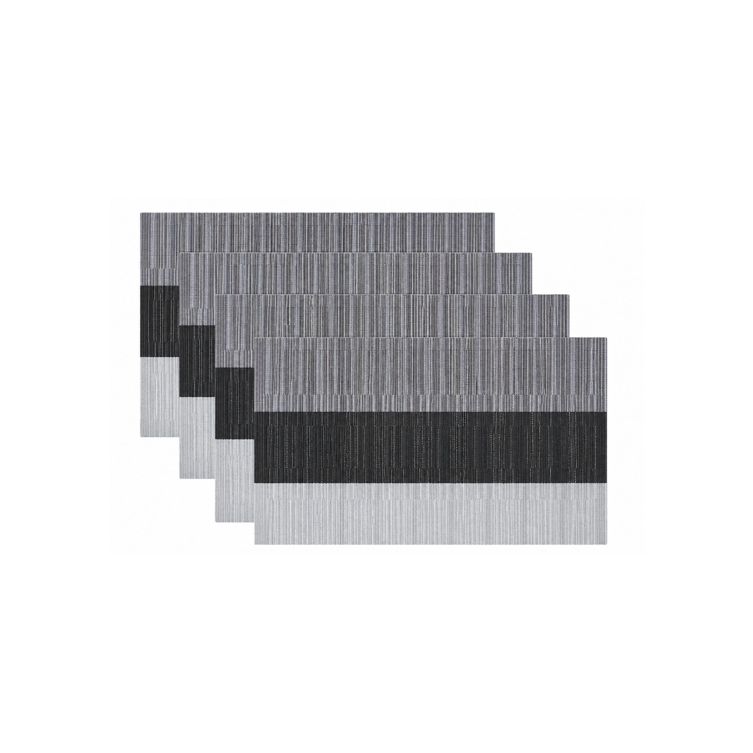 Stock Preferred Pack of 4 Washable Woven Vinyl Dining Table Placemats