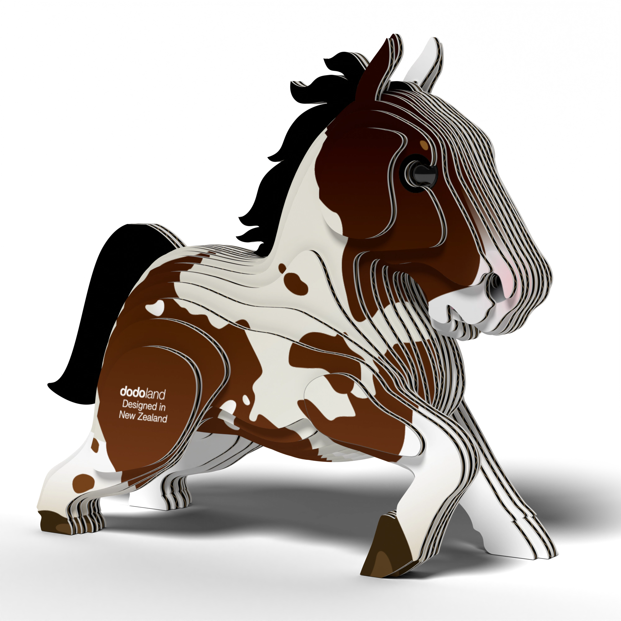 EUGY Horse 3D Puzzle - contains 32 puzzle pieces