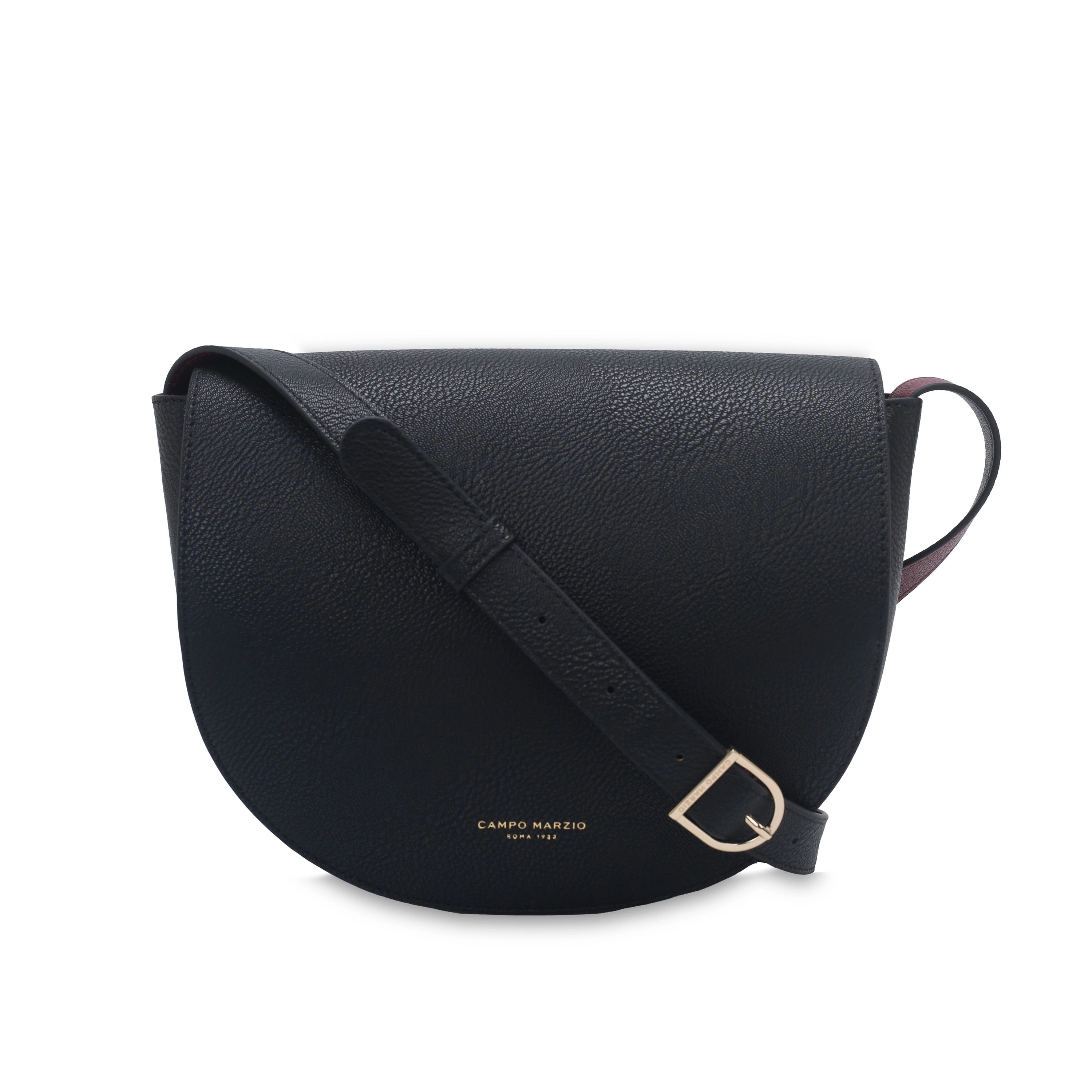 Campo Marzio Roma 1933 Women's Christina Saddle Bag With Magnetic Button Closure