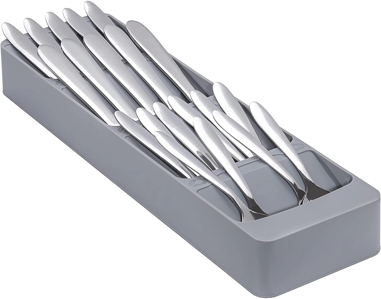 Cheer Collection Kitchen Drawer Cutlery Organizer - Compact Space Saving Tray
