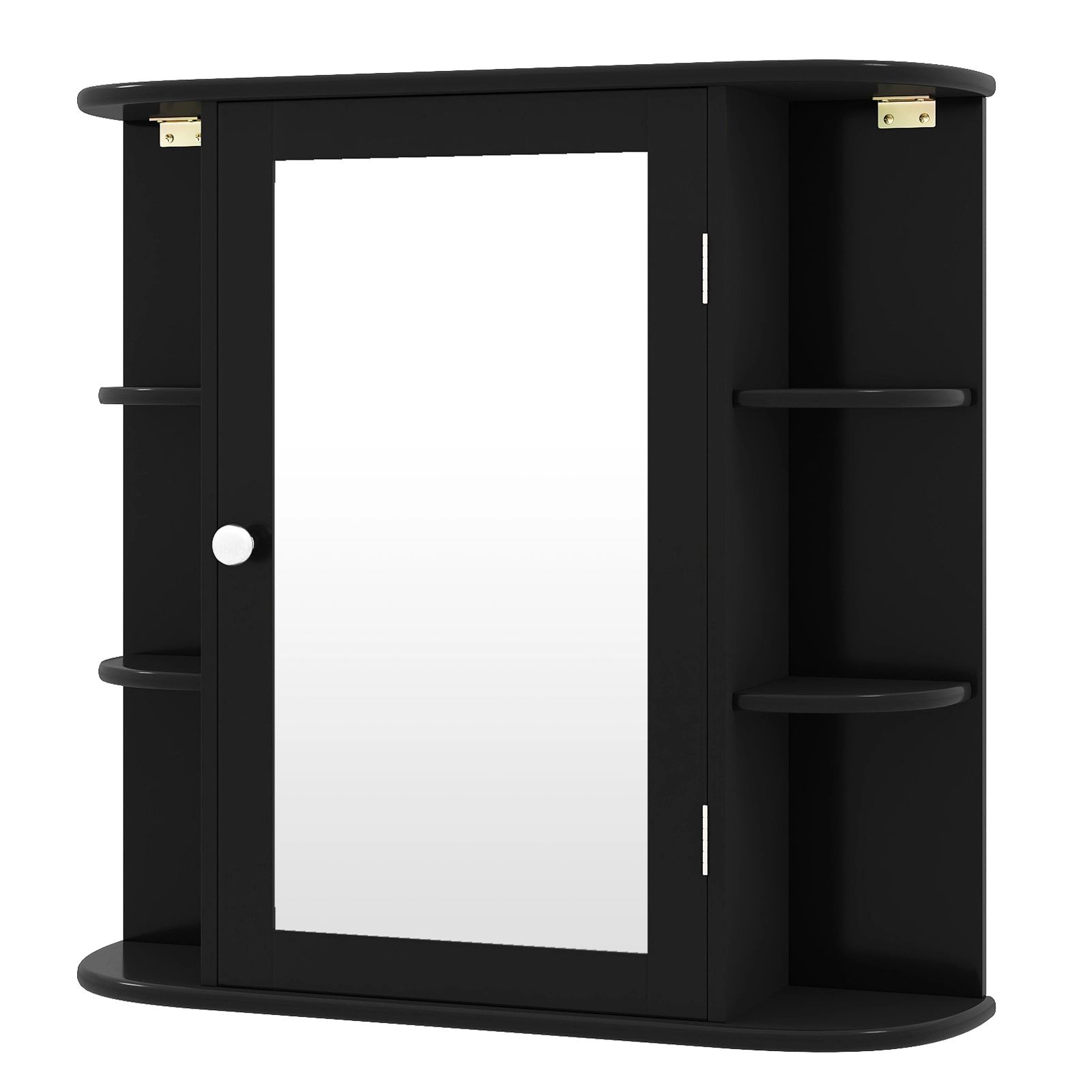 SlickBlue Bathroom Wall Cabinet with Mirror and Storage Shelves