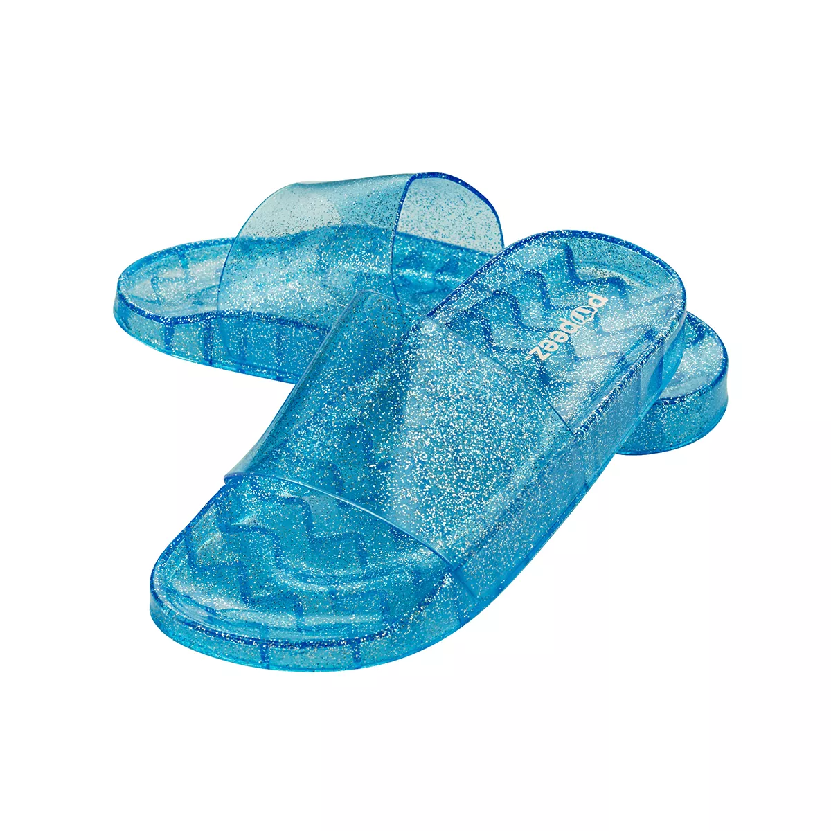 Pupeez Girls Summer Open Toe Jelly Slide Sandals Lightweight Casual Comfort