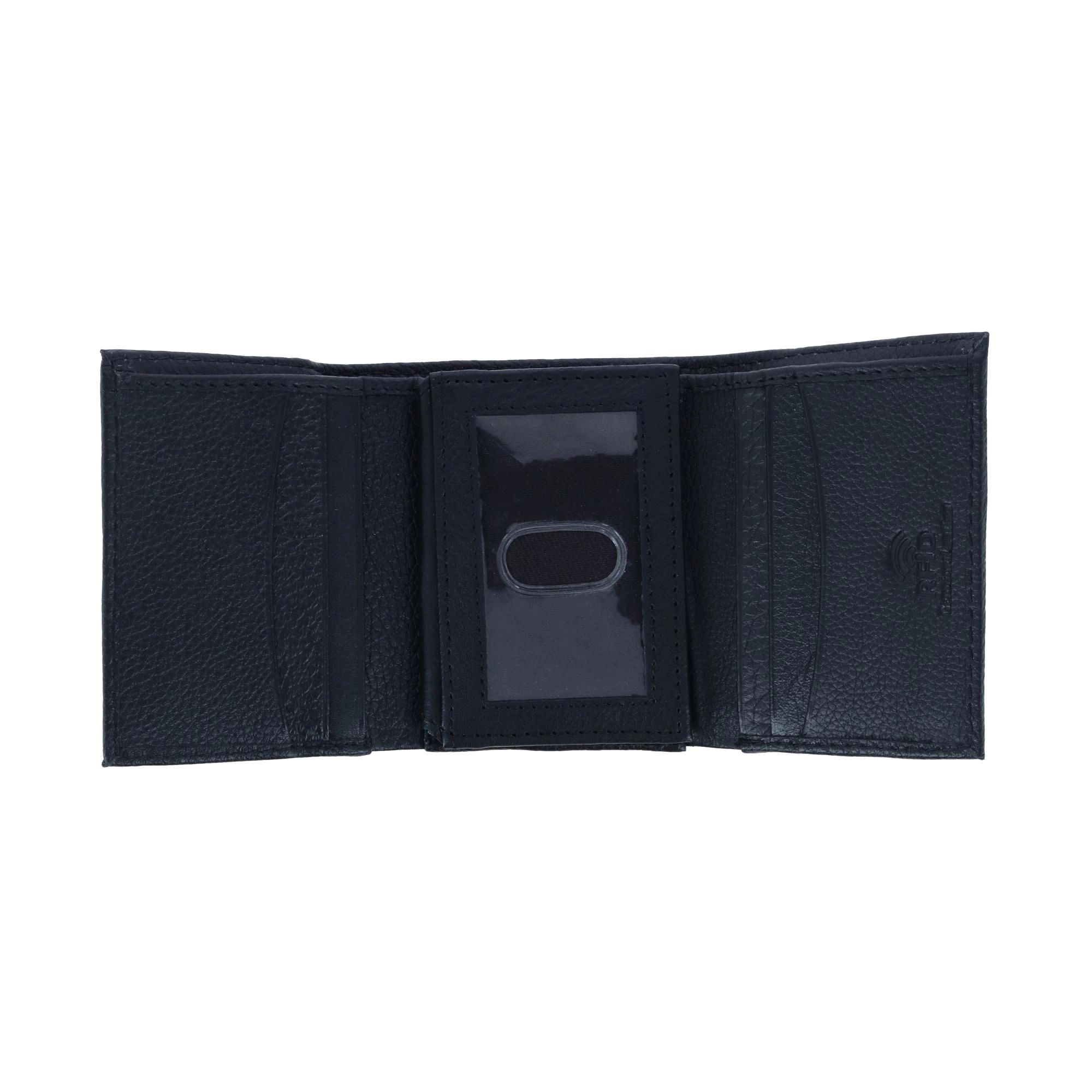 CTM Men's Leather Trifold Wallet