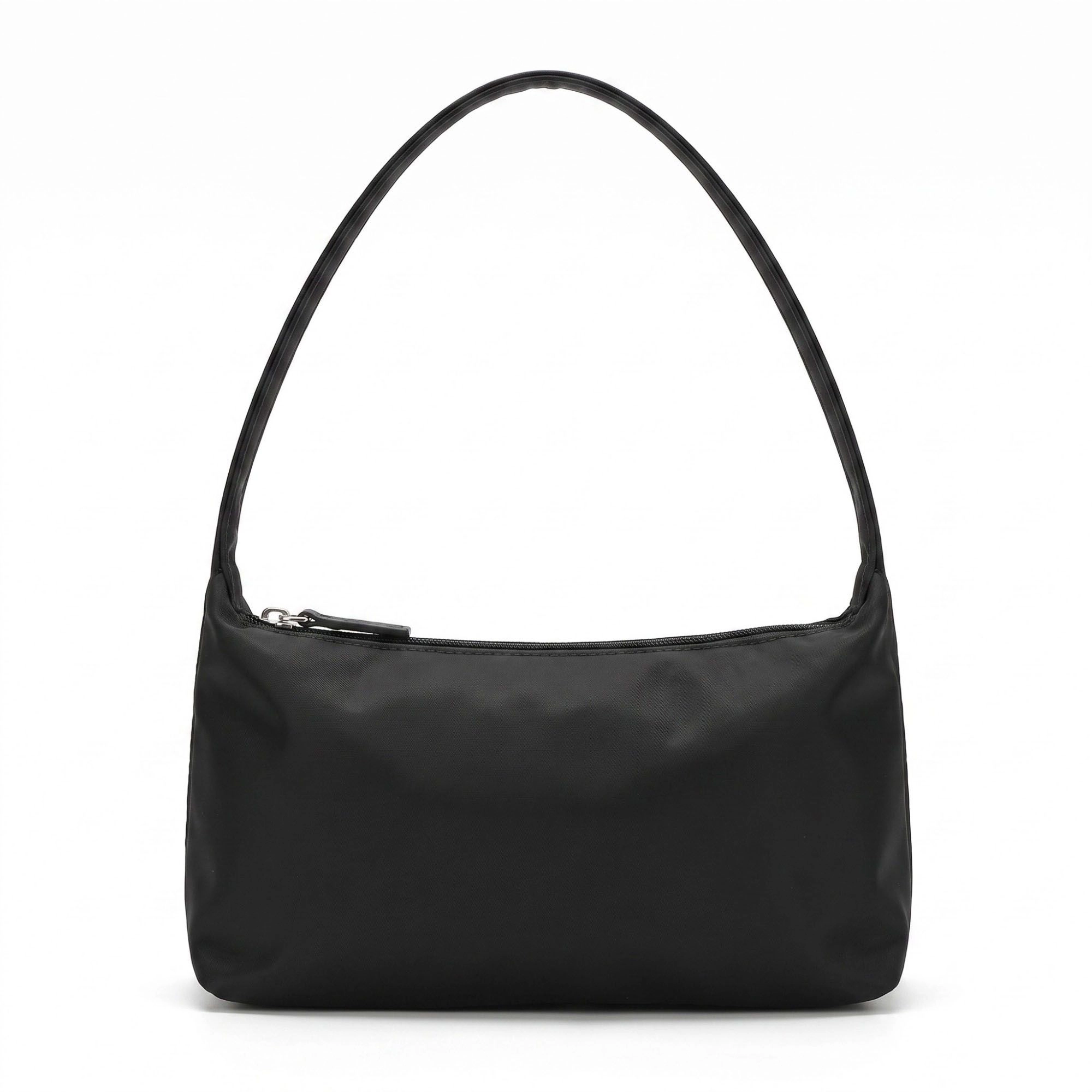 Alilang Women's Minimalist Shoulder Bag with Top Zipper and Slim Rectangular Silhouette 8.3x4.7x2in