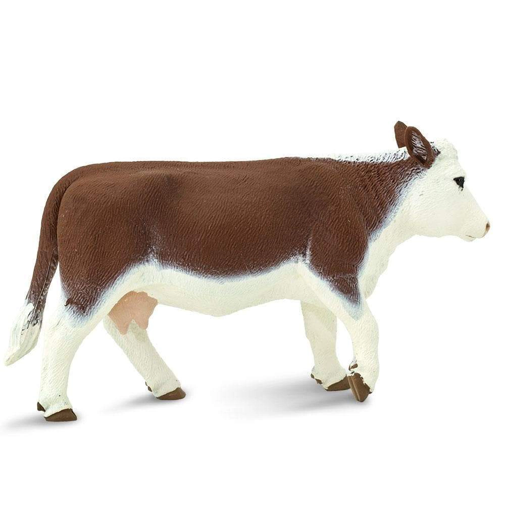 Safari Ltd. - Hereford Cow Kids Toy Figure