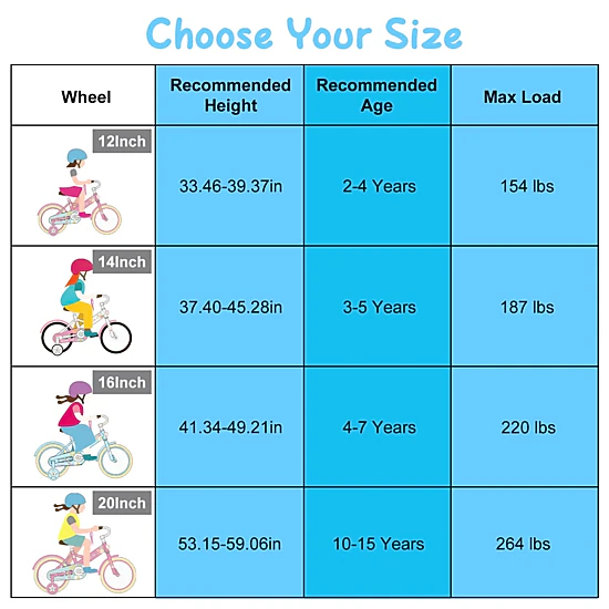 GBruno 12 In Kids' Bike With Training Wheels