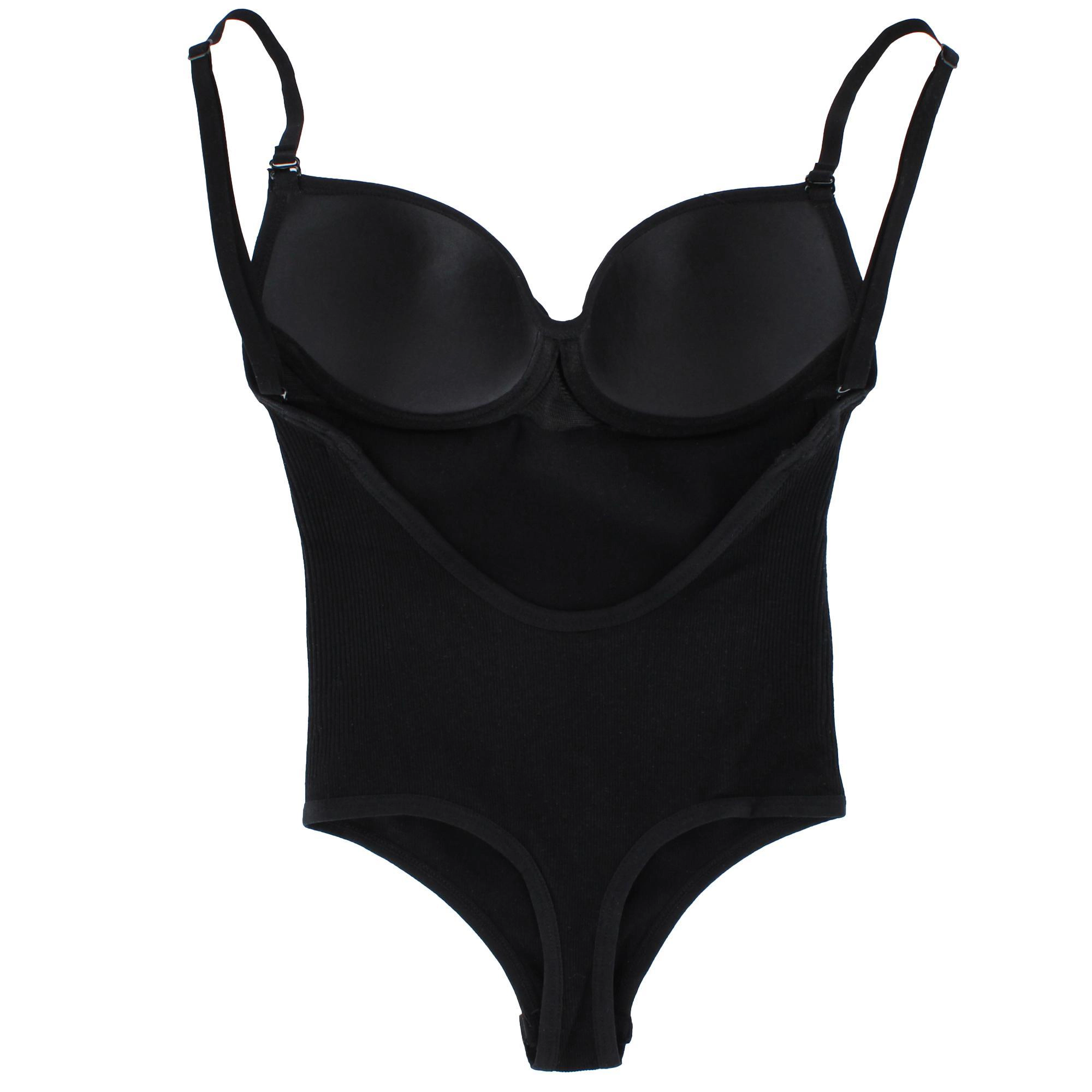 Paris Blues Women's Molded Cup Seamless Thong Bodysuit