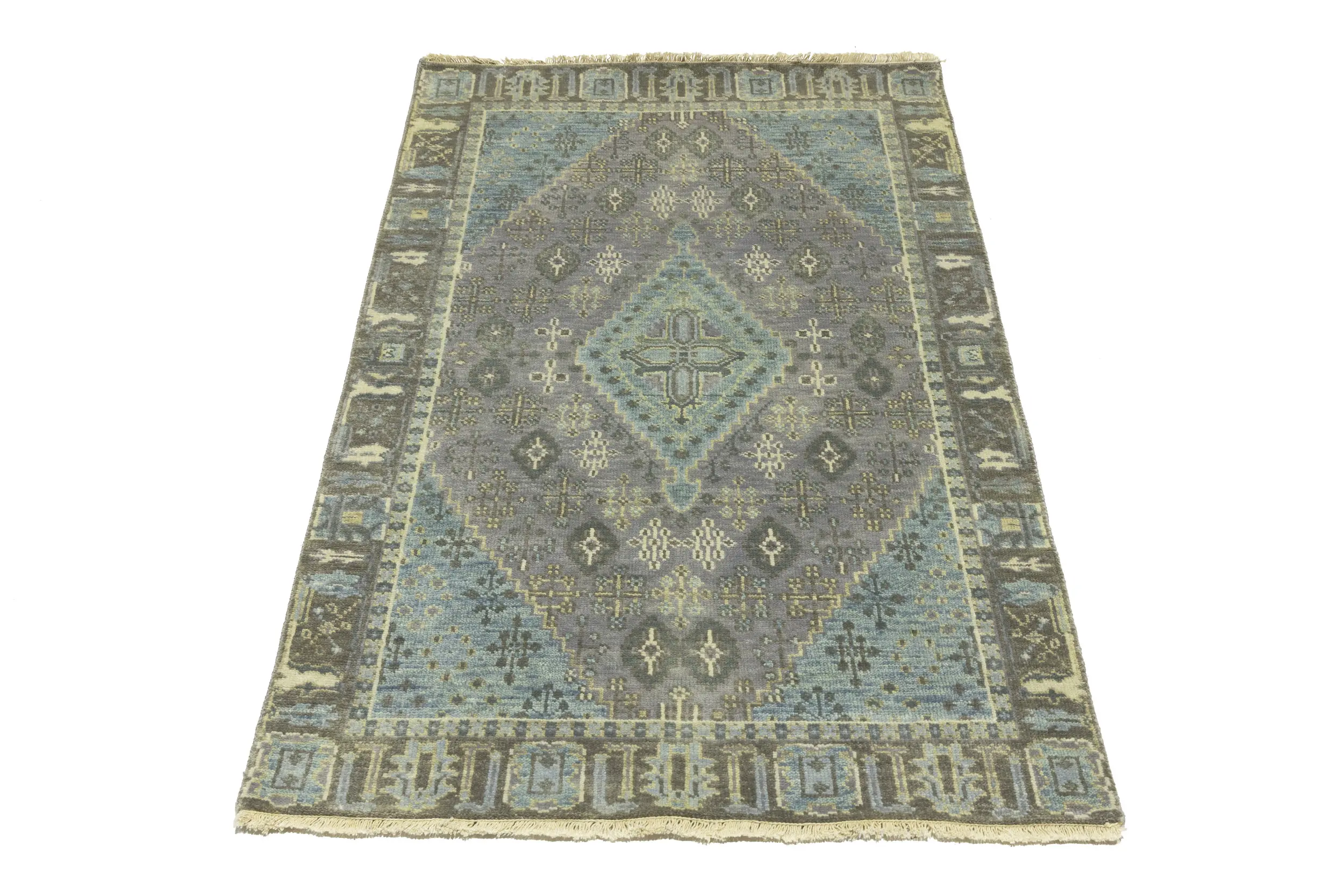 Magic Rugs Muted Taupe Tribal 3X5 Indo-Joshaghan Oriental Rug
