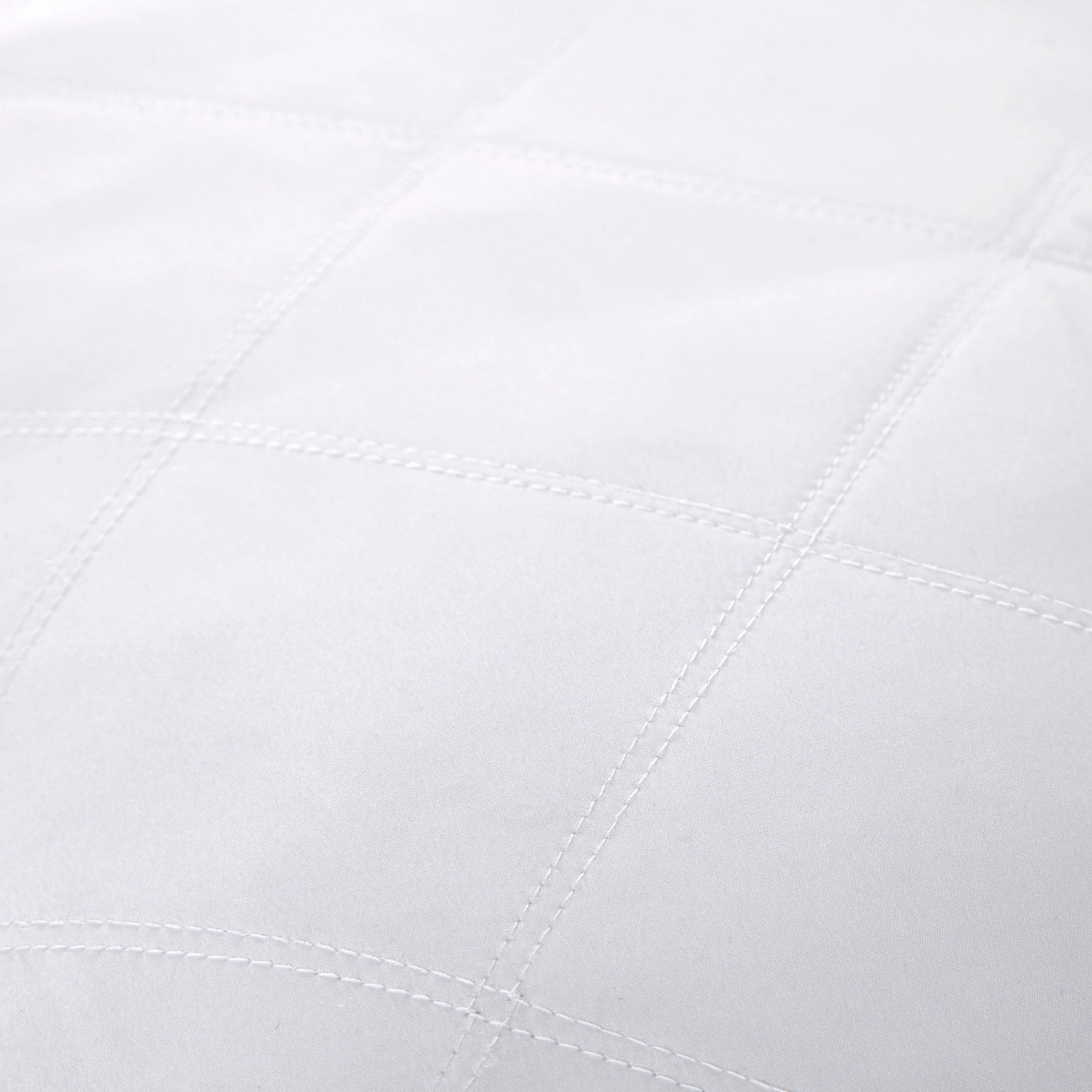 Unikome Quilted Gusseted Goose Down Feather Bed Pillow Set of 2, Medium Support