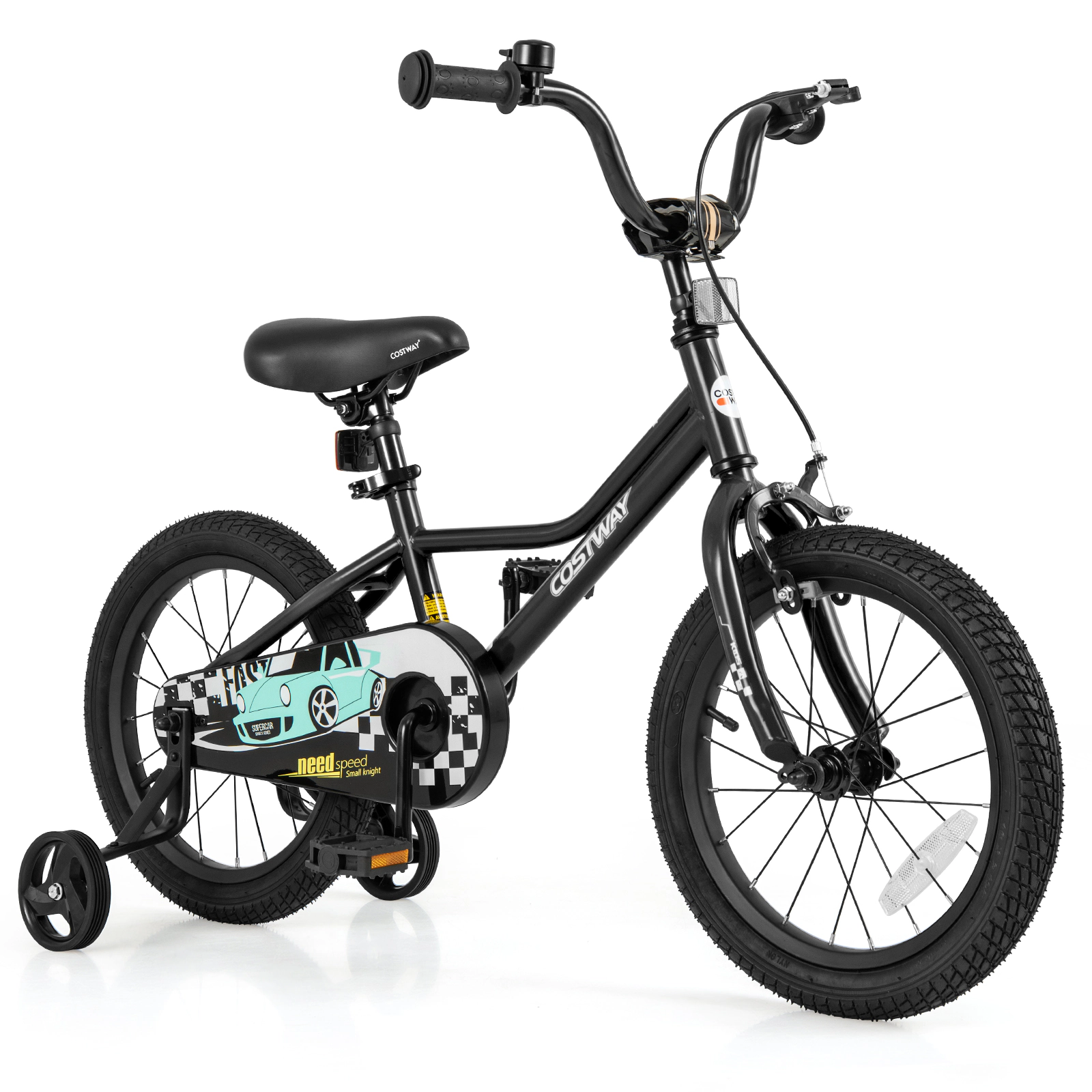 LJG Kids Bike Adjustable with Low-Step Frame