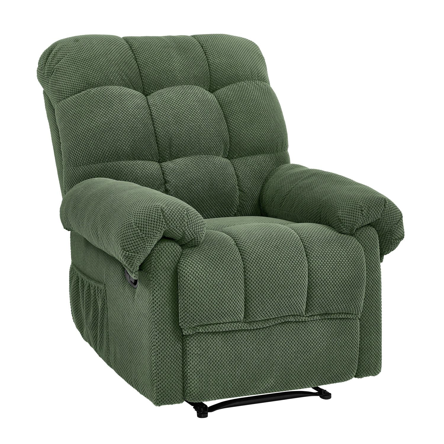 GBruno Overstuffed Fabric Reclining Lounge Chair