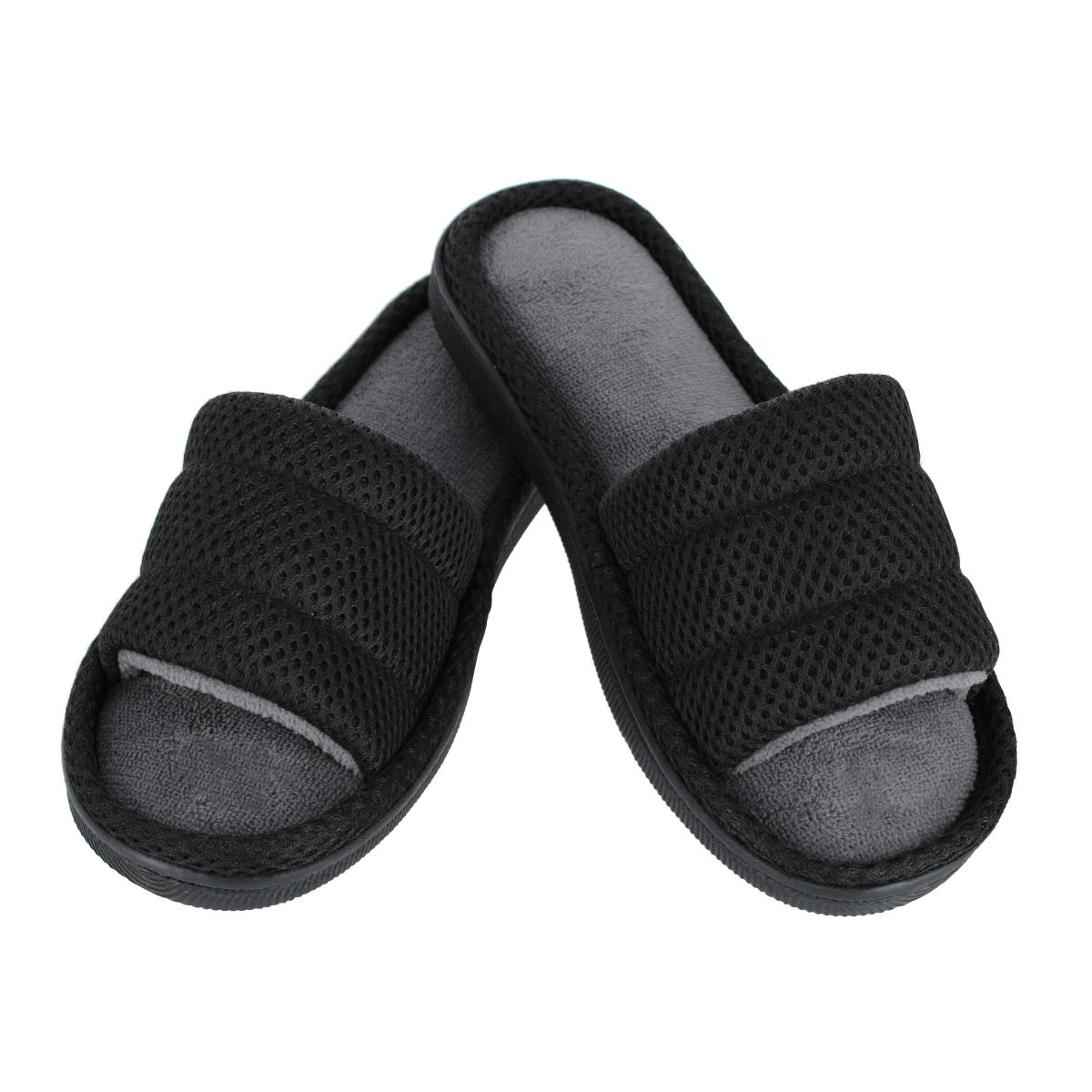 CTM Boy's Lightweight Open Toe Slide Slippers