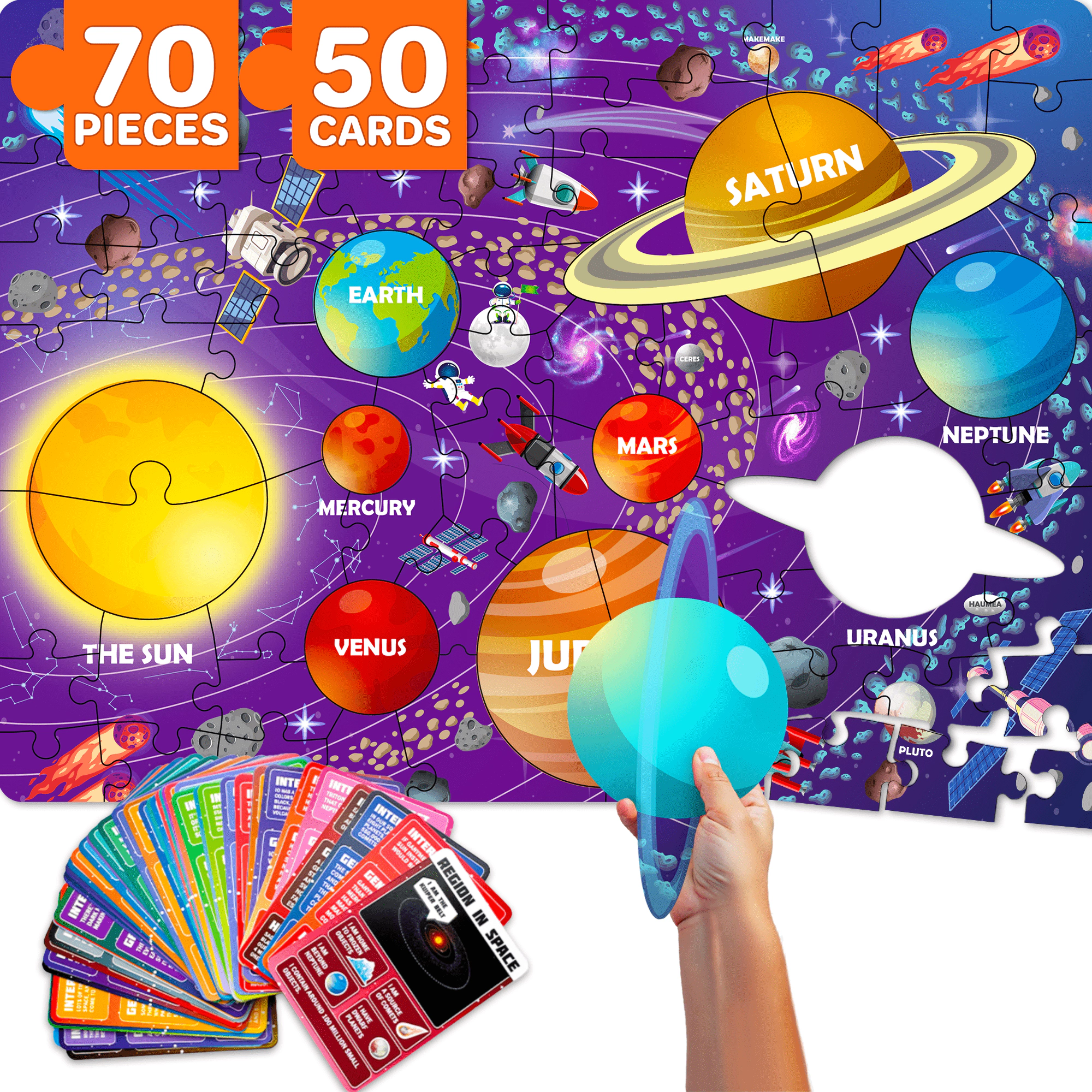 QUOKKA Search & Find Riddle Jigsaw Puzzles, 70 150 Piece Educational Puzzles for Kids Ages 3-8, Animals