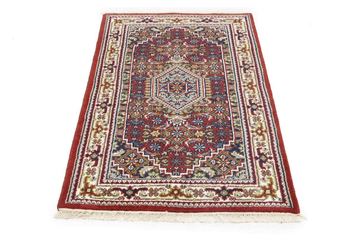 Magic Rugs Red Floral Tribal 3'2X5'4 Indo-Bidjar Oriental Rug