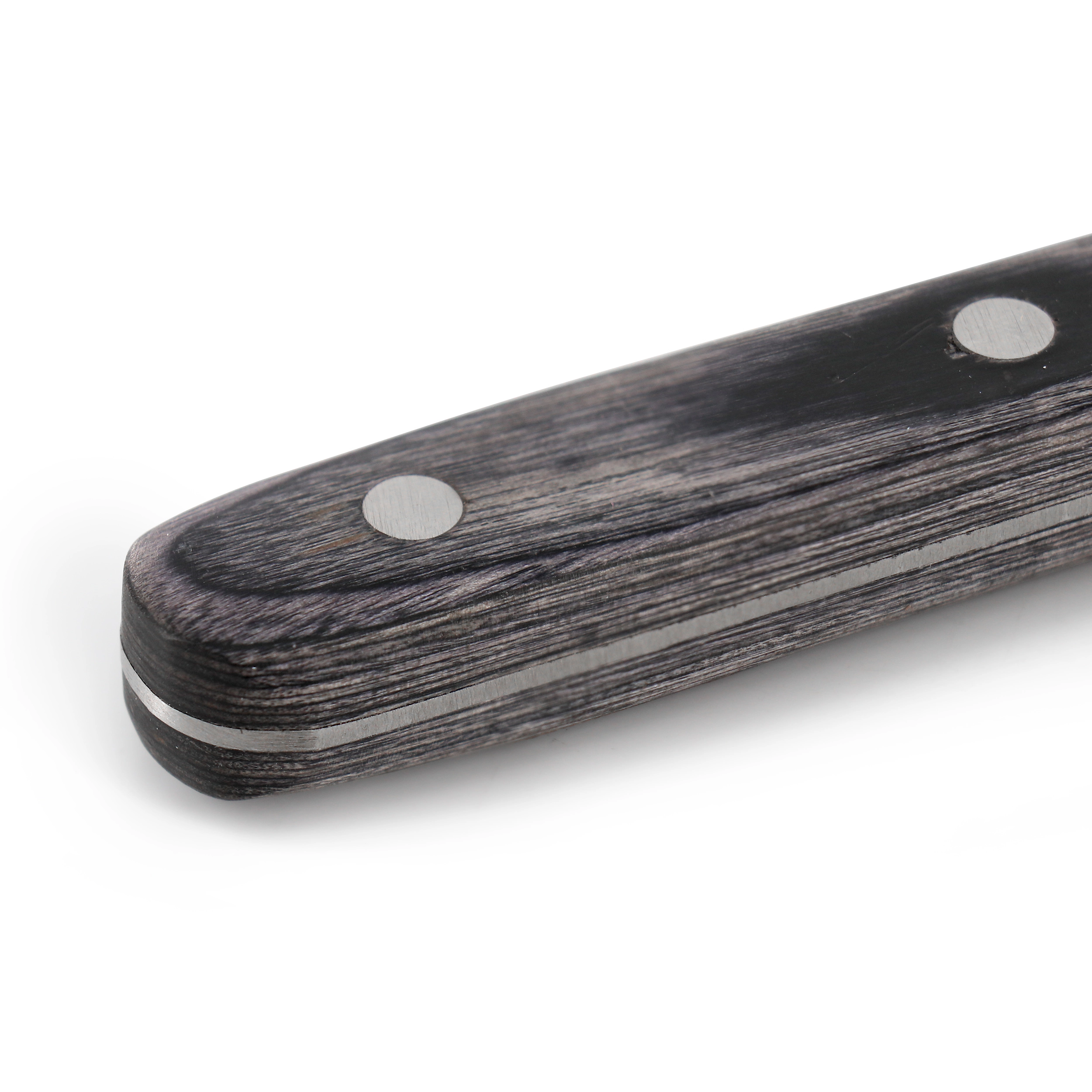 Martha Stewart Everyday 5 Inch Stainless Steel Utility Knife in Dark Gray with Wood Handle
