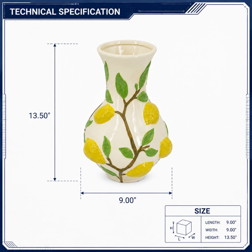 Toemoa Decorative Ceramic Plant Pots Set