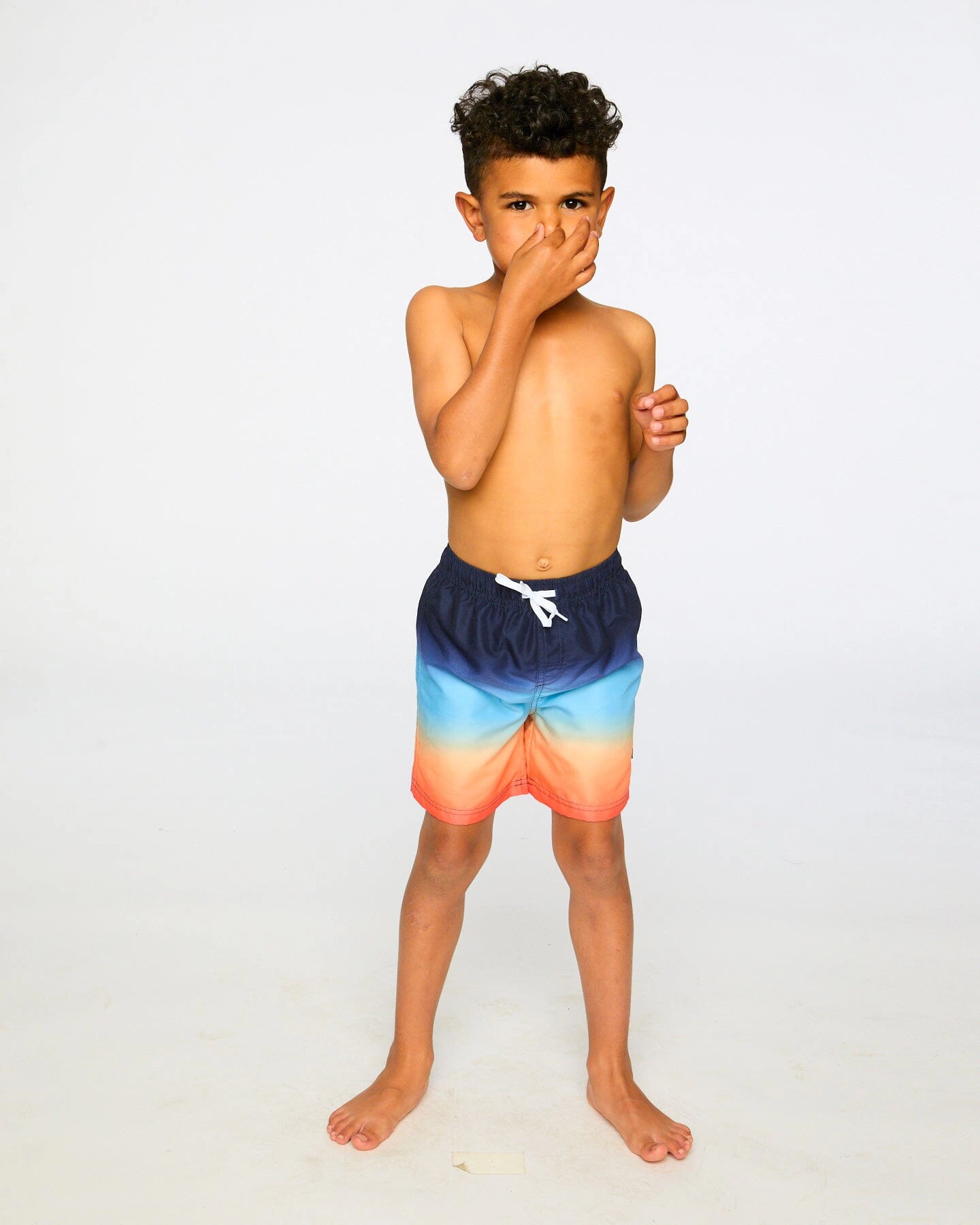 Deux par Deux Boys Swim Trunks and Gradient