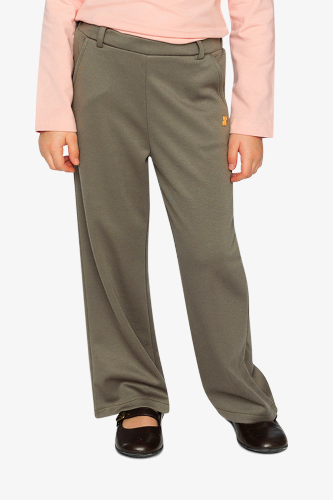 Deux par Deux Girls Elastic-Waist Flare Pants