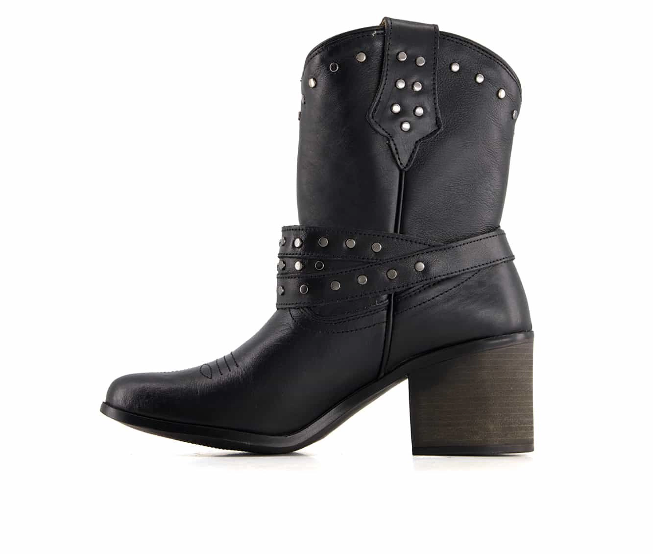 Forastero Womens Leather Western Booties