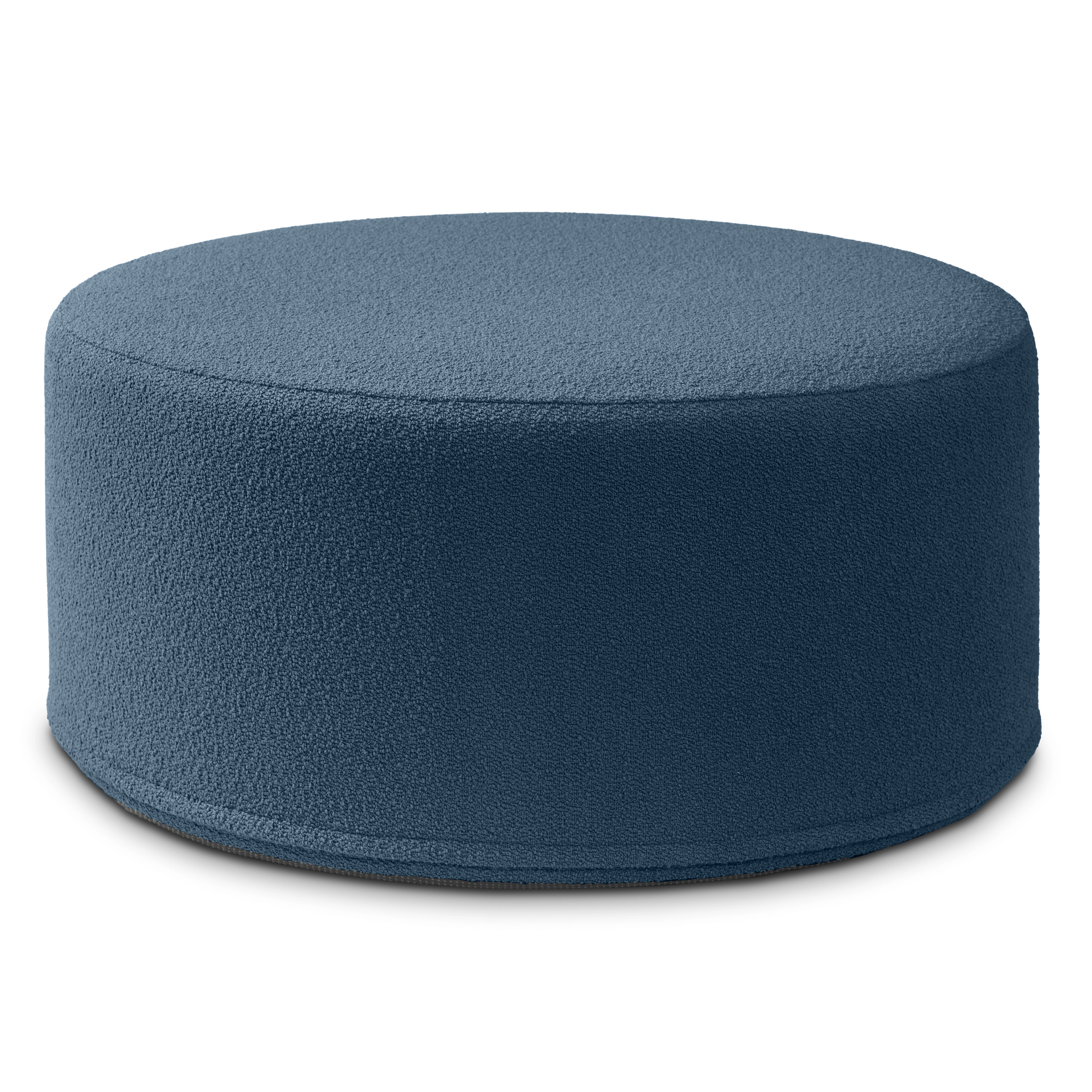 Jaxx Candler Round Couch Ottoman Versatile Firm Foam Construction, 36