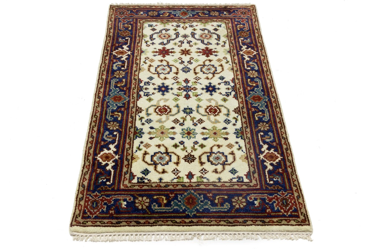 Magic Rugs Cream Floral 3X5 Indo-Mahal Oriental Rug