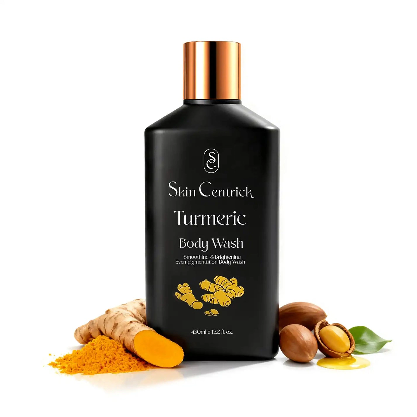 Skin Centrick | Body Wash | Moisturizing | Turmeric & Argan Oil | Dull & Dry Skin | 500 ml